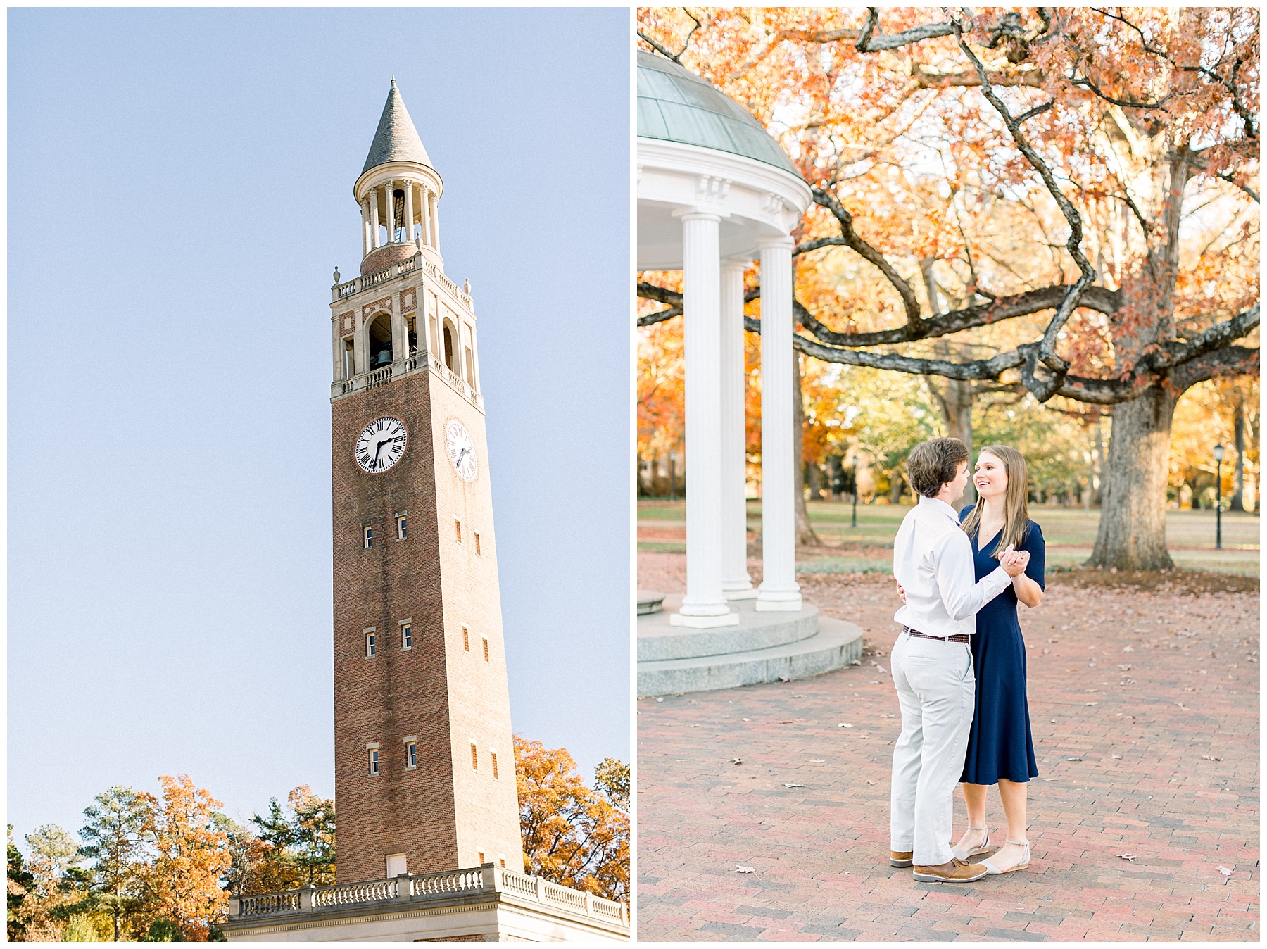 UNC Chapel hill engagement session - chapel hill wedding photographer - tiffany l johnson photography_0045.jpg