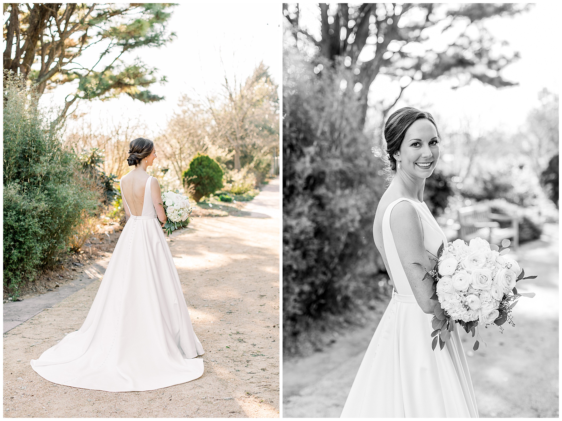 JC Raulston Arborteum Bridal Session - Tiffany L Johnson Photography - Raleigh Wedding Photographer_0017.jpg