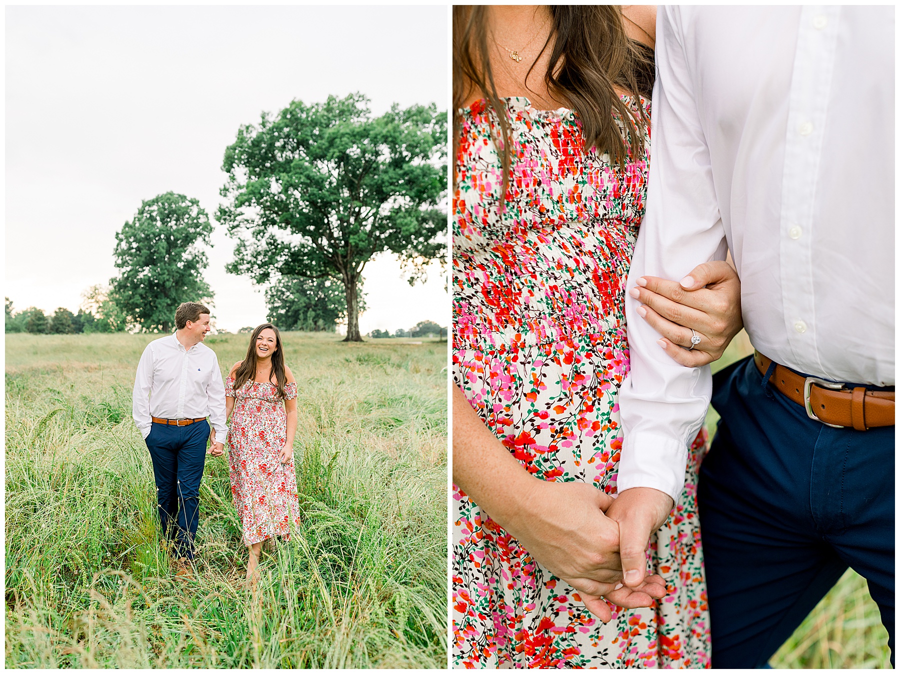Field Engagement Session - Raleigh NC Wedding Photographer - Tiffany L Johnson Photography_0004.jpg