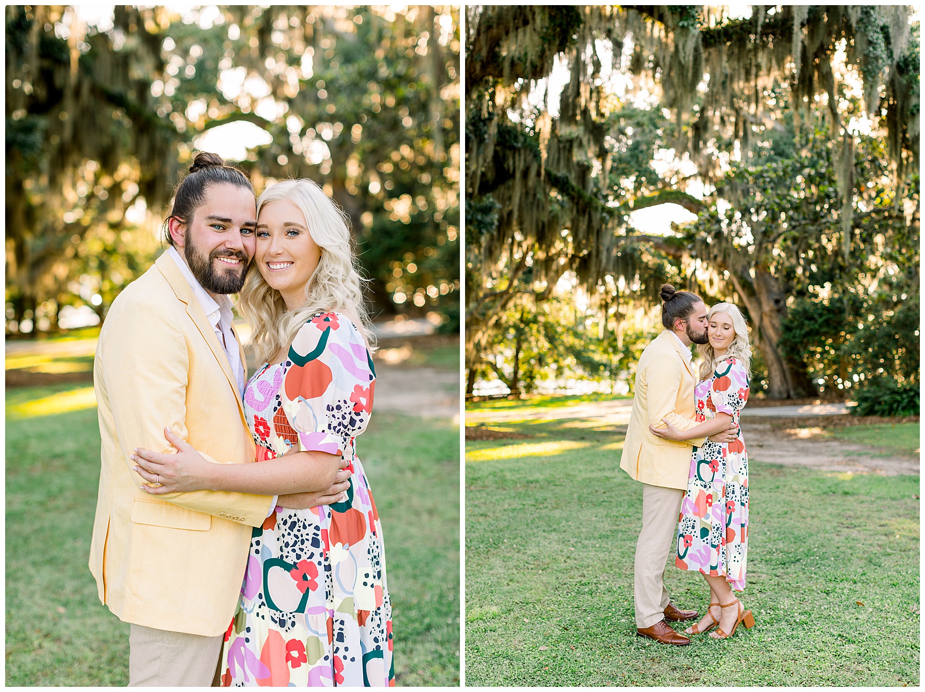 Airlie Gardens Engagement Session - Wrightsville Beach - Tiffany L Johnson Photography