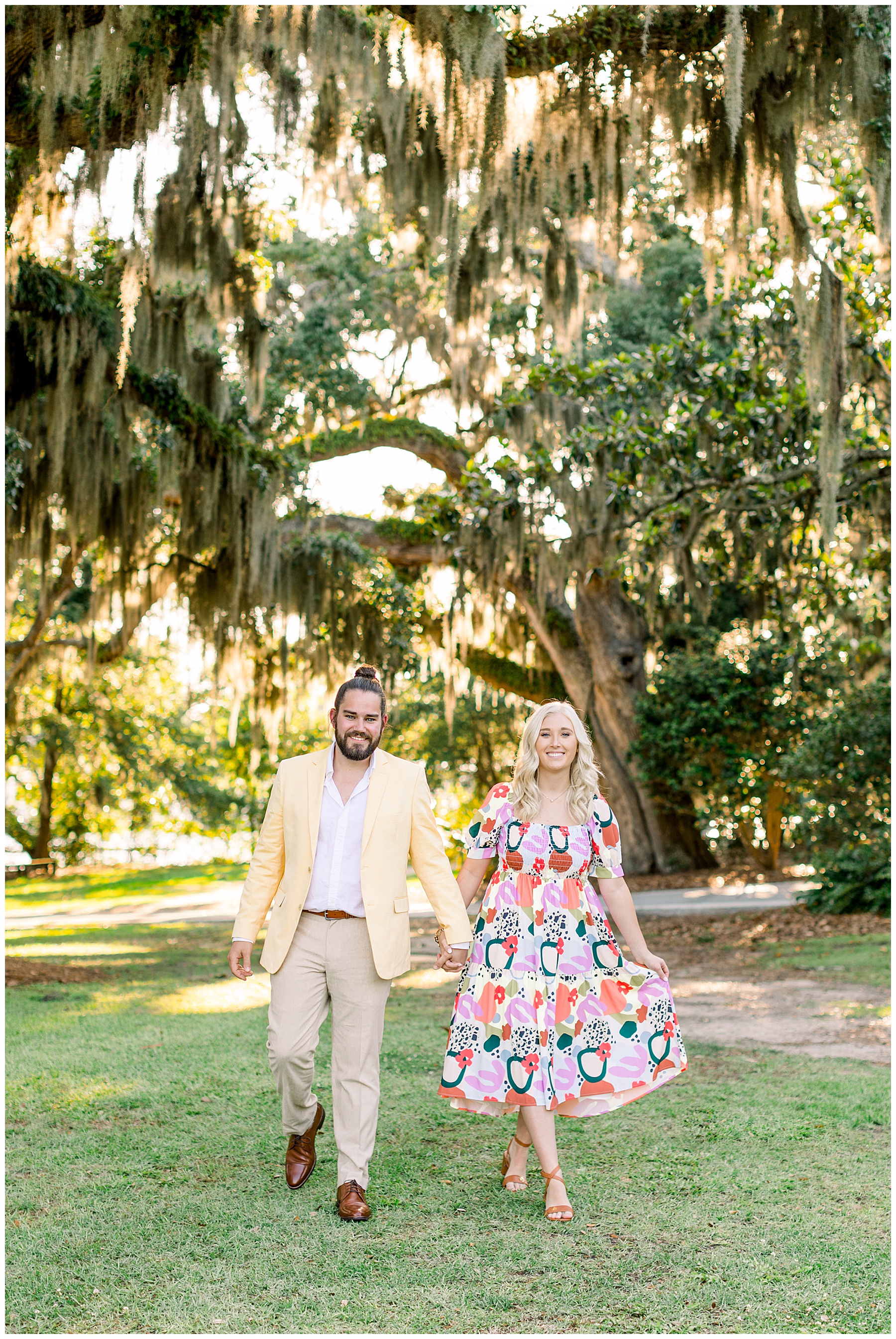Airlie Gardens Engagement Session - Wrightsville Beach - Tiffany L Johnson Photography