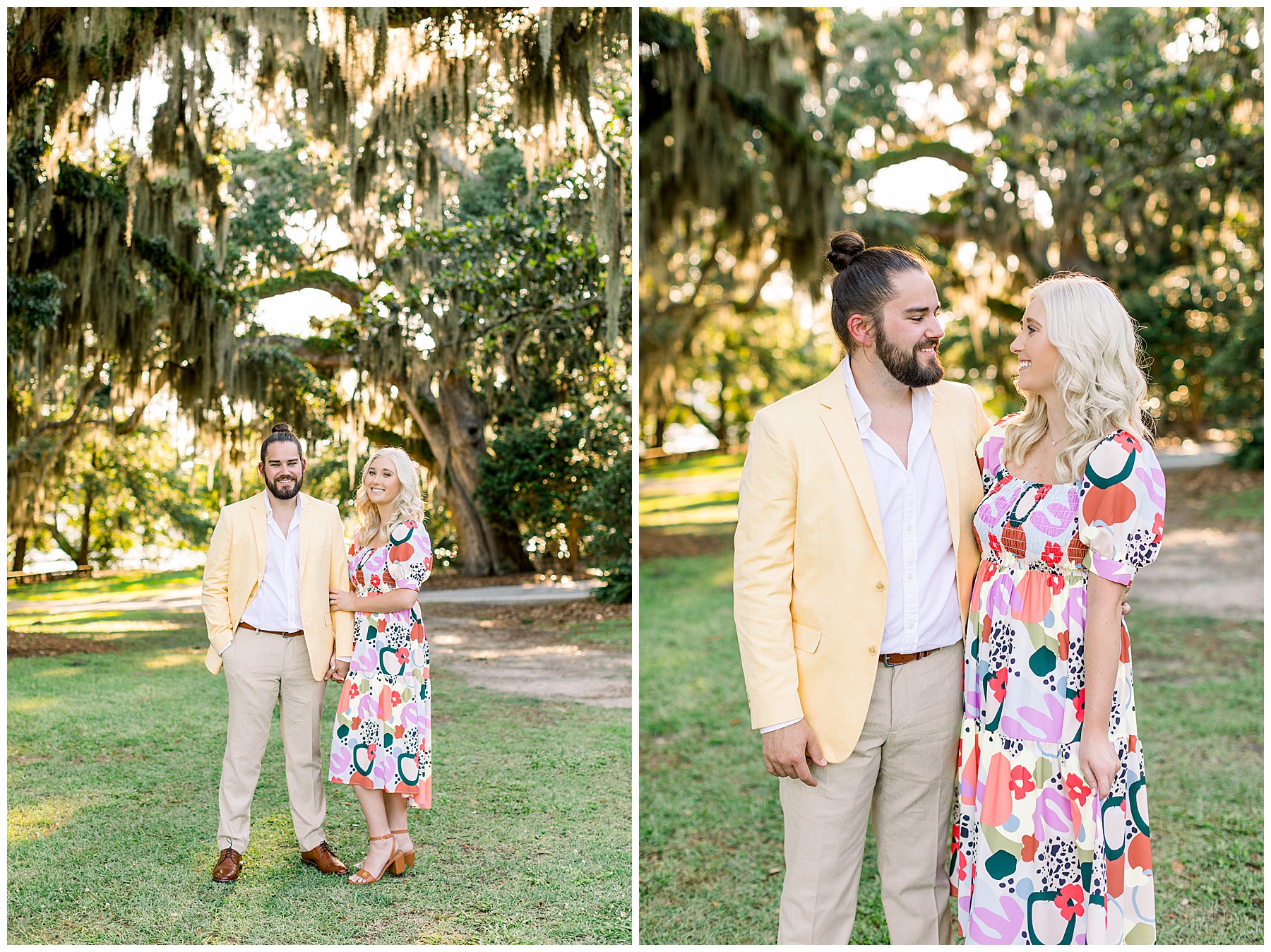 Airlie Gardens Engagement Session - Wrightsville Beach - Tiffany L Johnson Photography