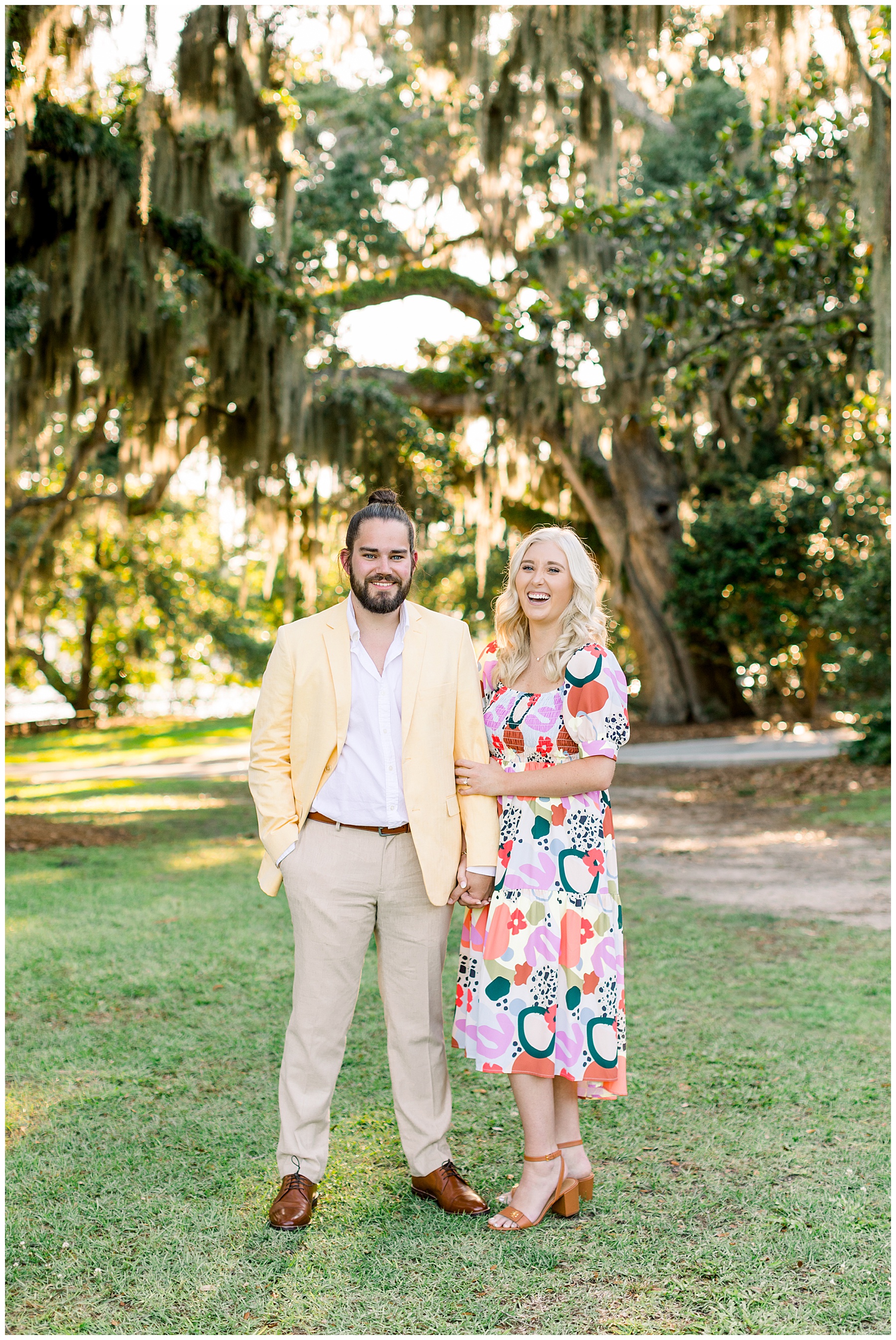 Airlie Gardens Engagement Session - Wrightsville Beach - Tiffany L Johnson Photography