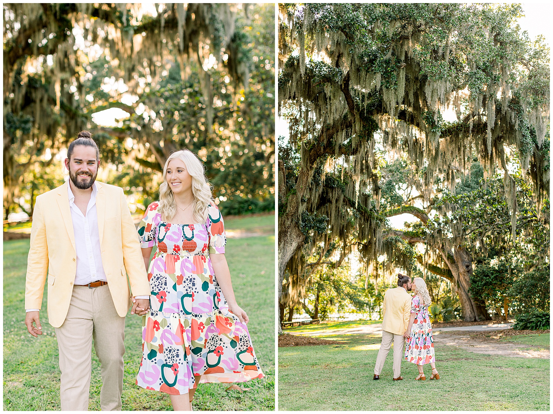 Airlie Gardens Engagement Session - Wrightsville Beach - Tiffany L Johnson Photography