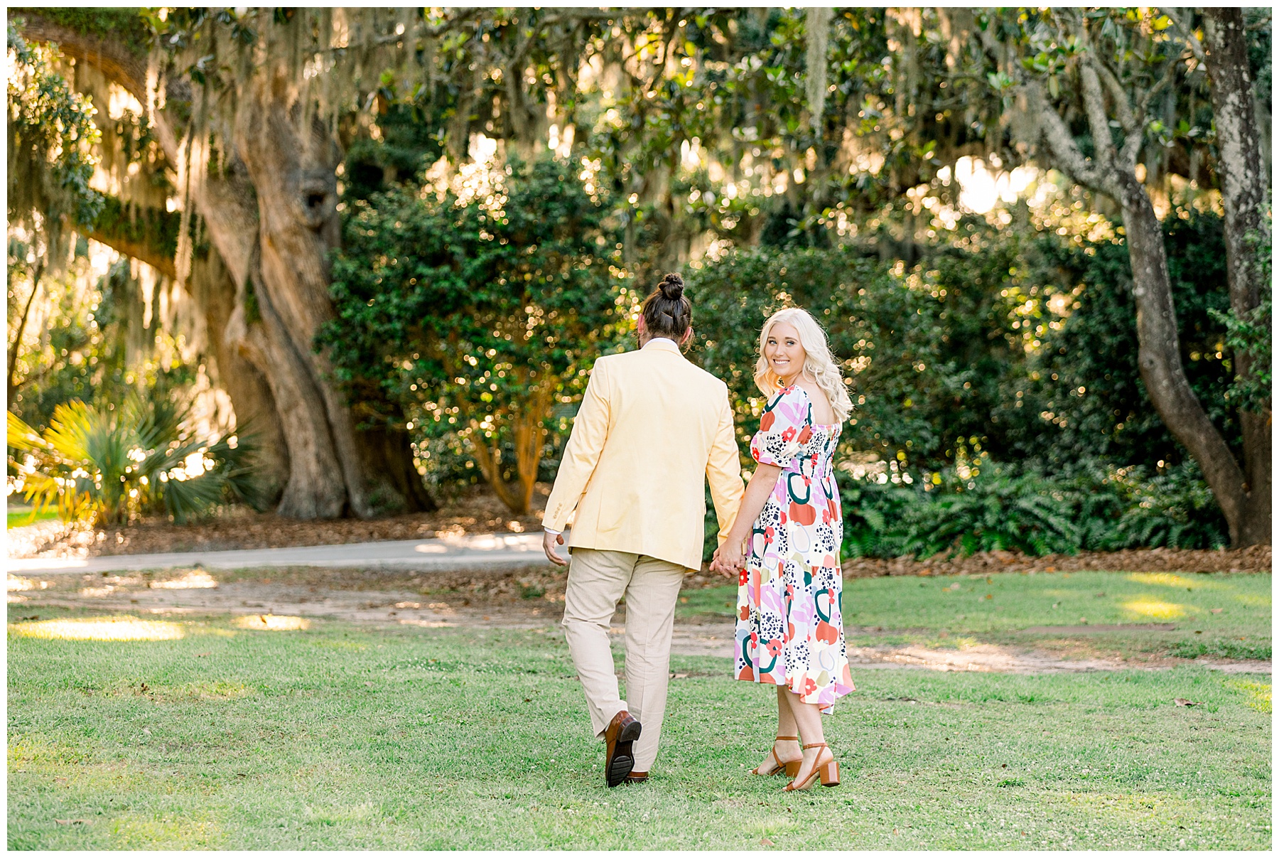 Airlie Gardens Engagement Session - Wrightsville Beach - Tiffany L Johnson Photography