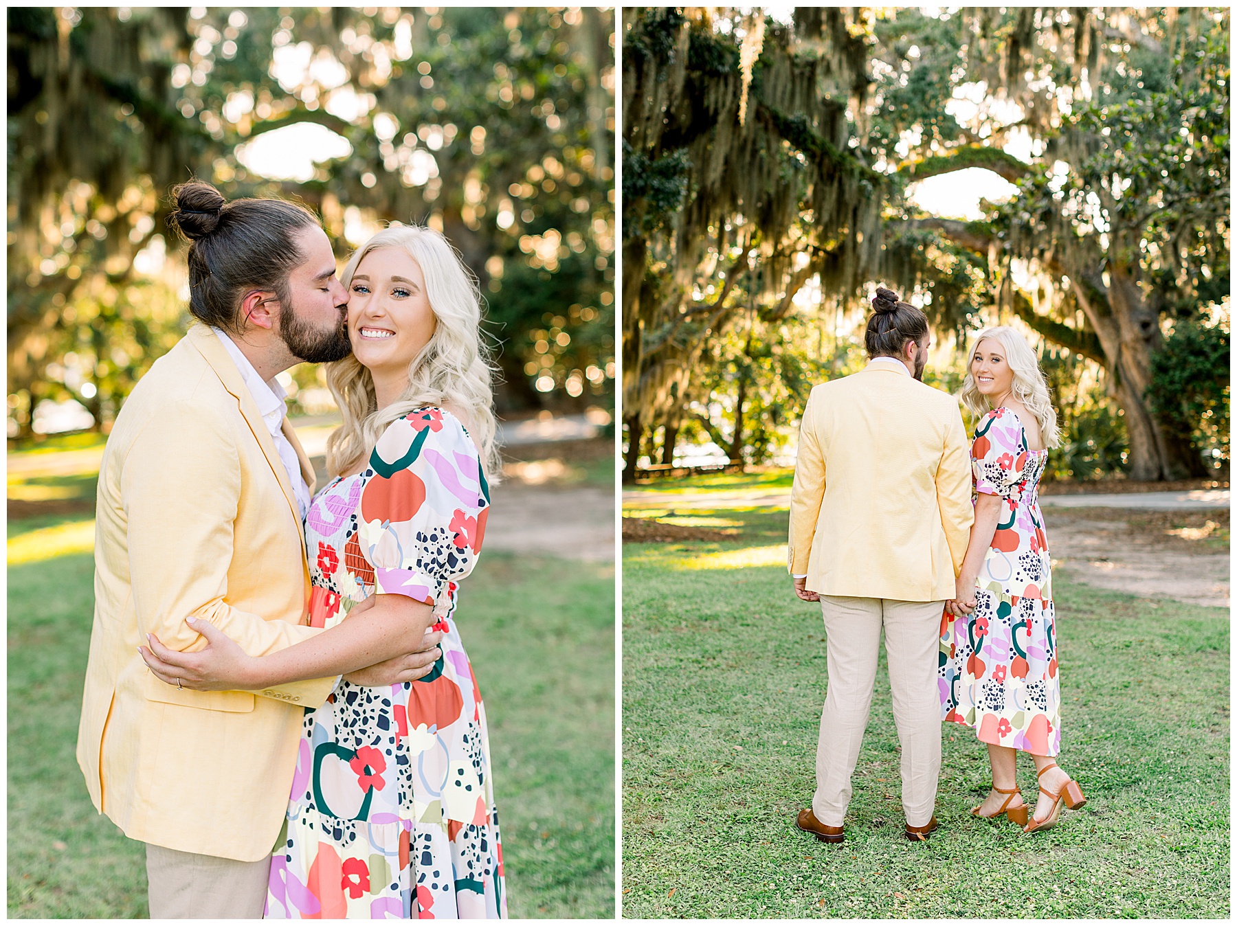 Airlie Gardens Engagement Session - Wrightsville Beach - Tiffany L Johnson Photography