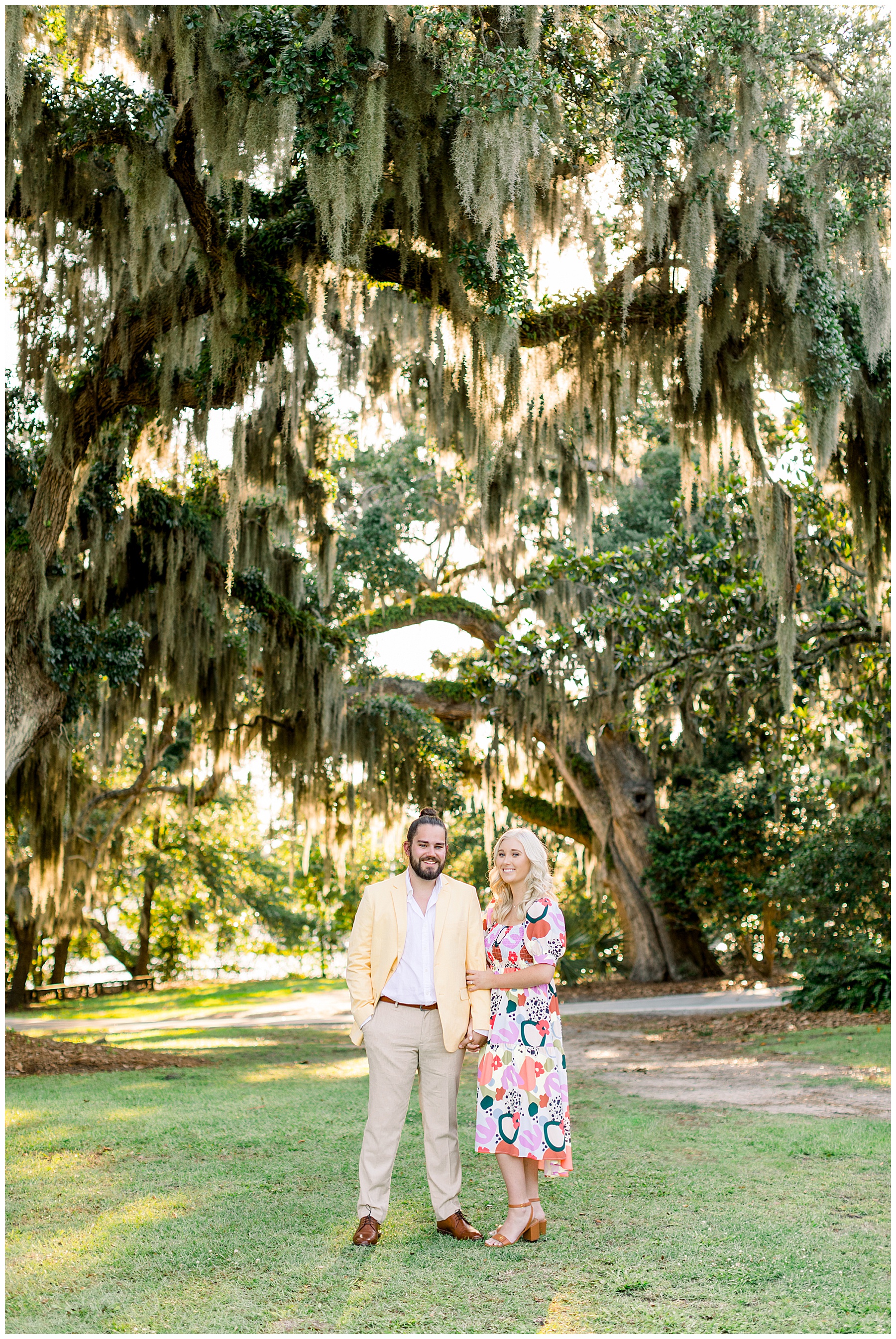 Airlie Gardens Engagement Session - Wrightsville Beach - Tiffany L Johnson Photography