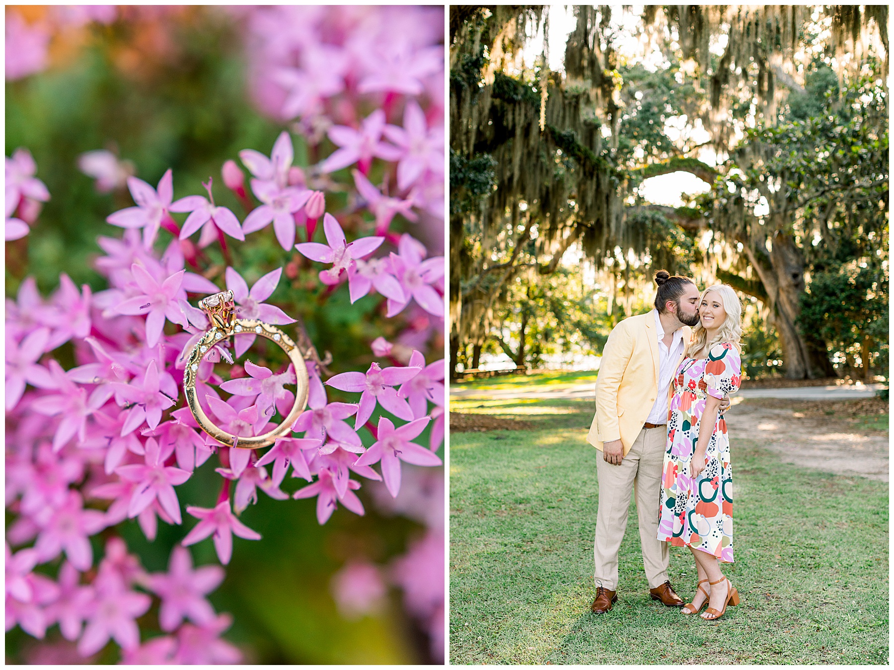 Airlie Gardens Engagement Session - Wrightsville Beach - Tiffany L Johnson Photography