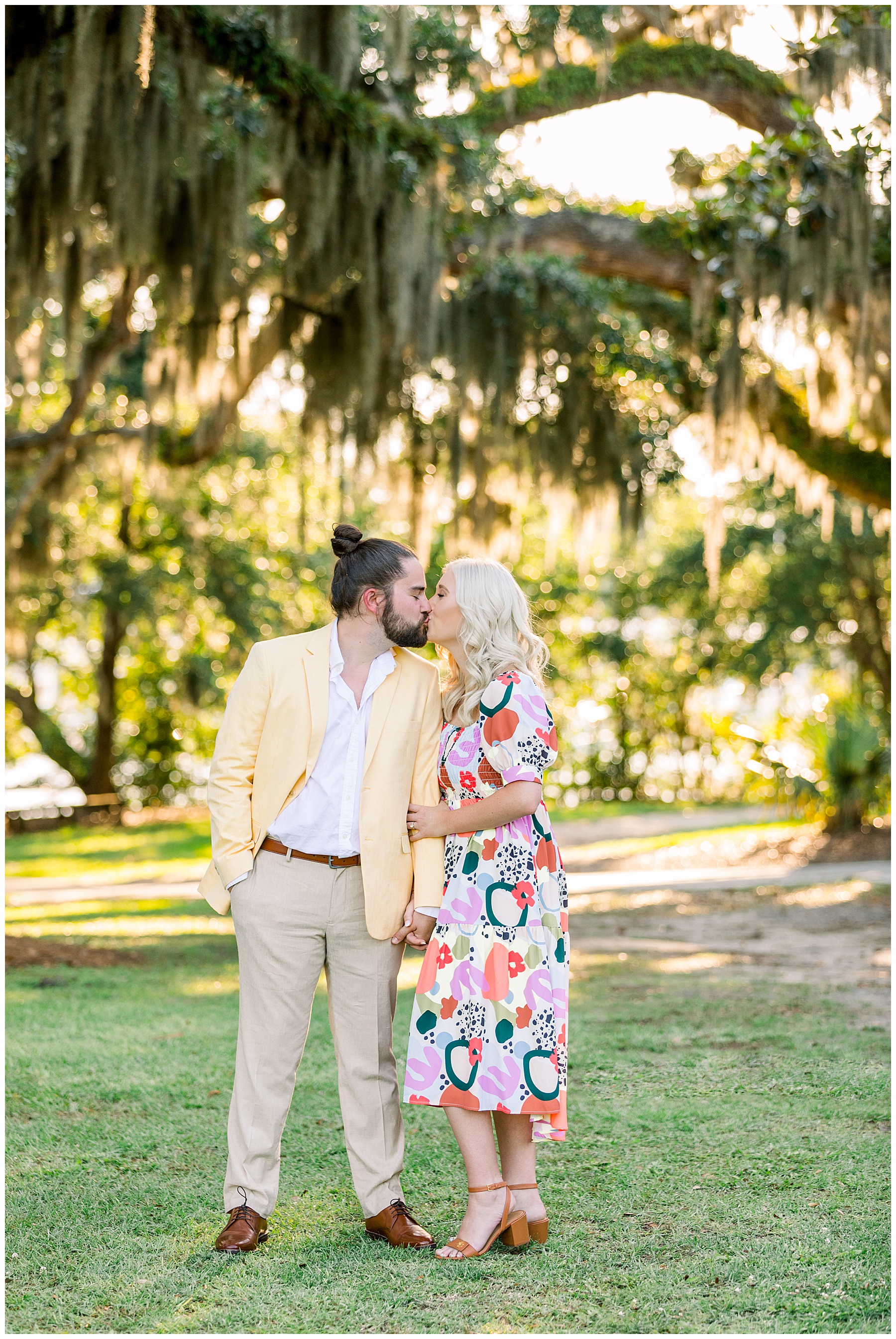 Airlie Gardens Engagement Session - Wrightsville Beach - Tiffany L Johnson Photography