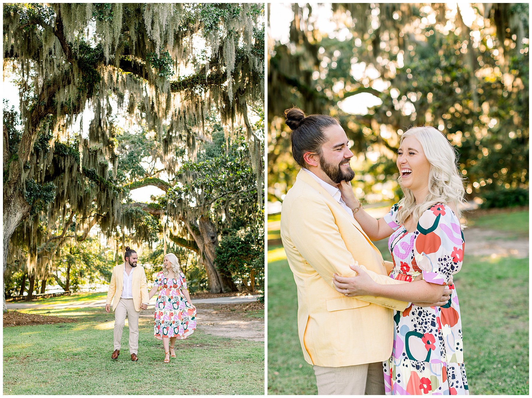 Airlie Gardens Engagement Session - Wrightsville Beach - Tiffany L Johnson Photography