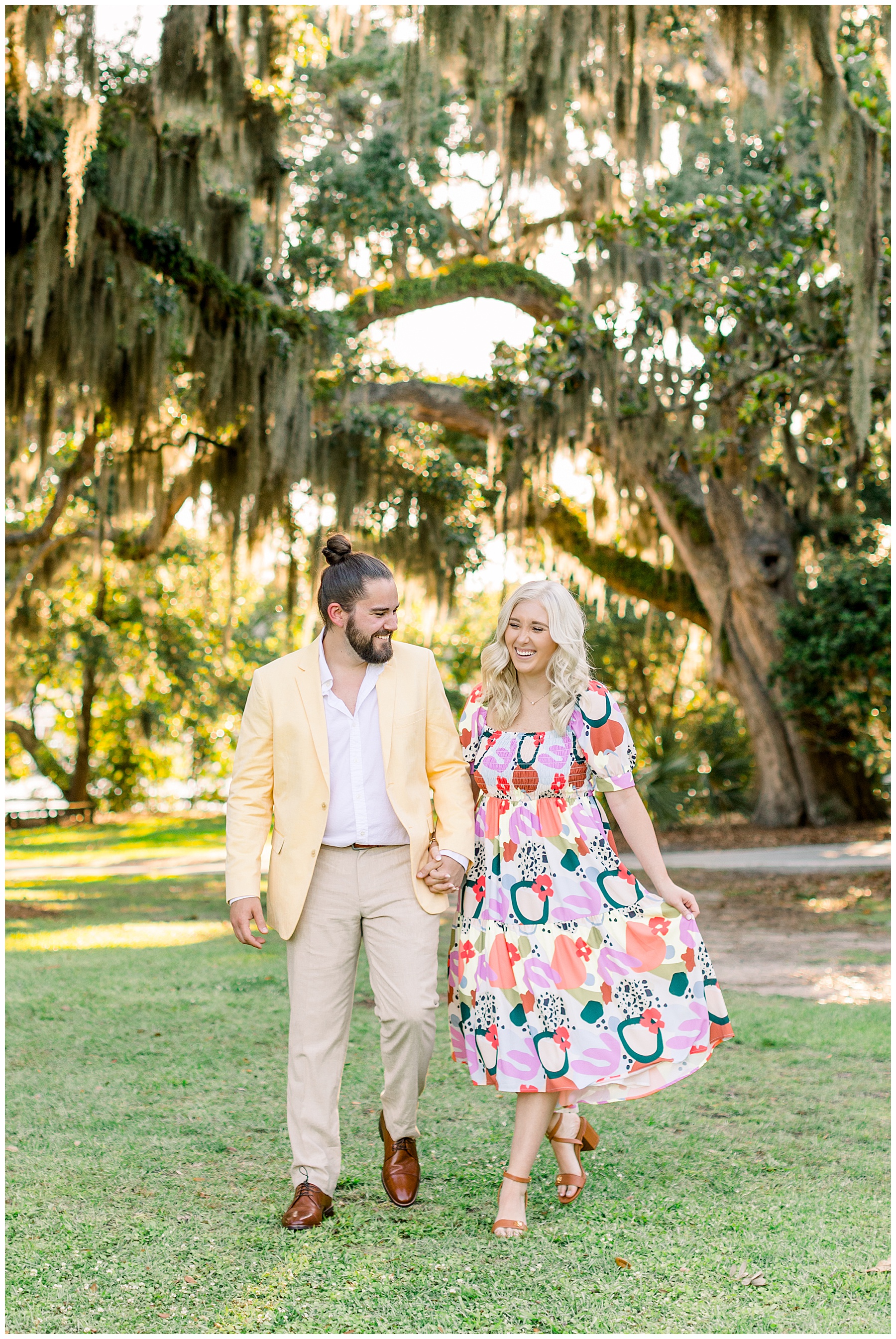 Airlie Gardens Engagement Session - Wrightsville Beach - Tiffany L Johnson Photography