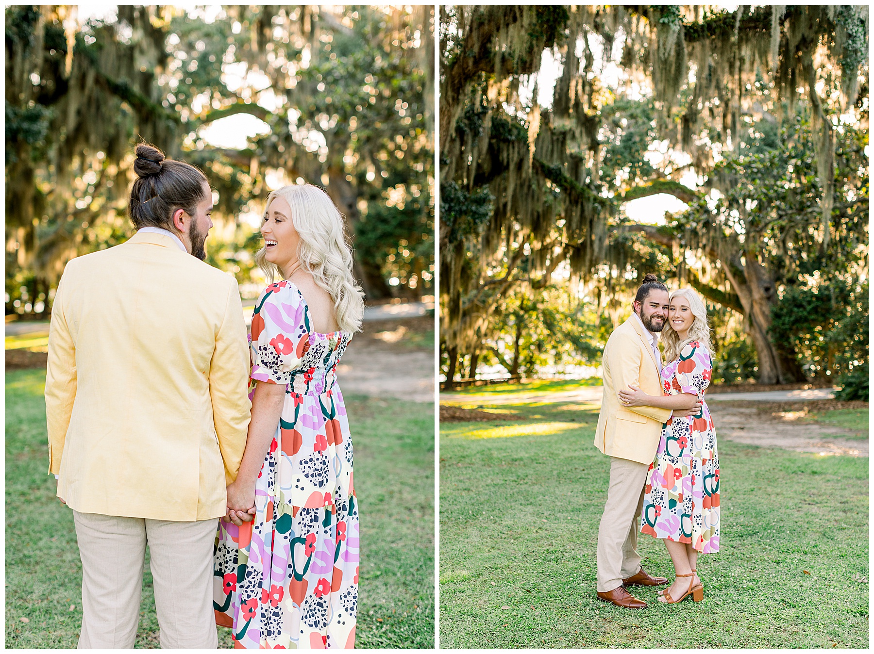 Airlie Gardens Engagement Session - Wrightsville Beach - Tiffany L Johnson Photography