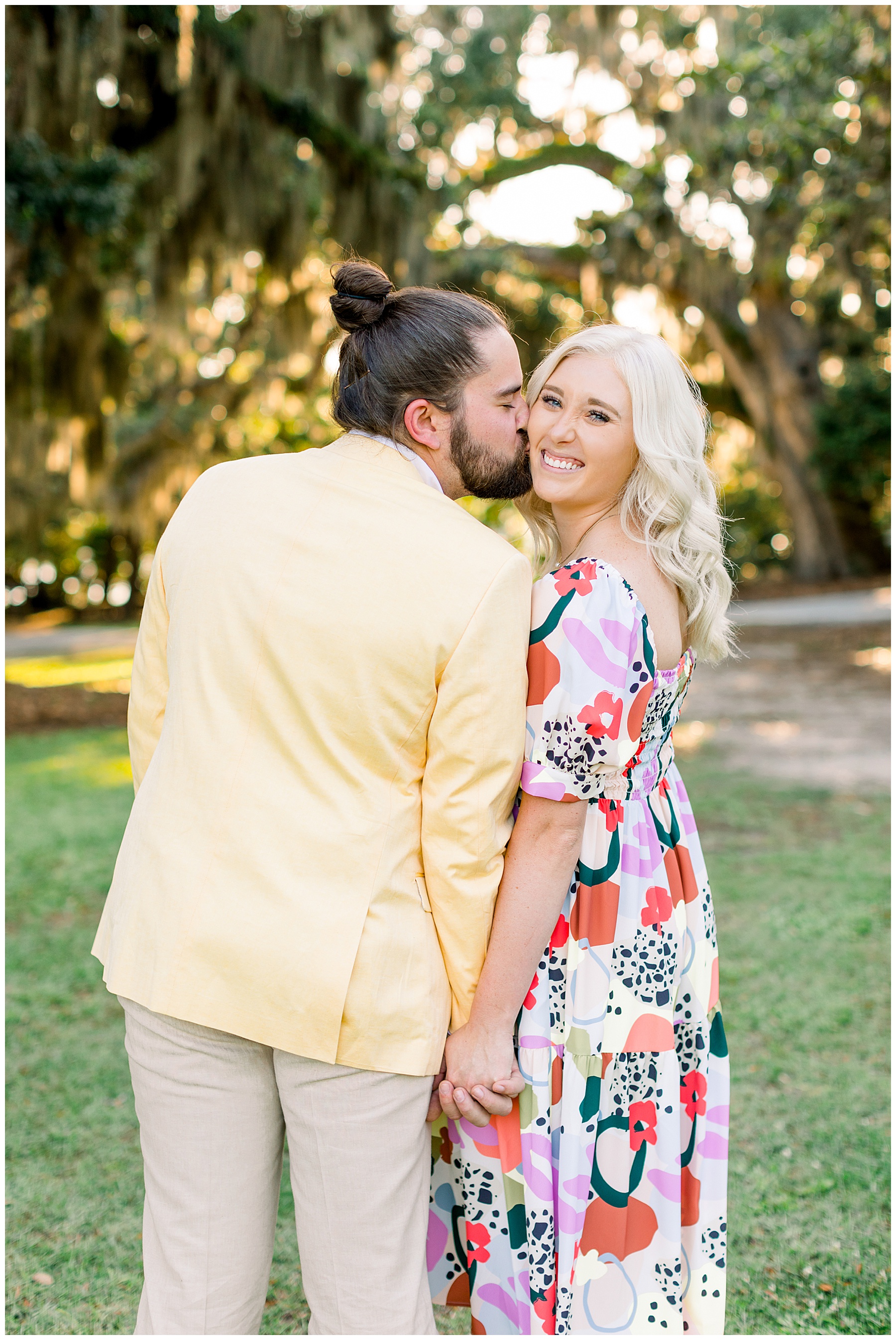 Airlie Gardens Engagement Session - Wrightsville Beach - Tiffany L Johnson Photography