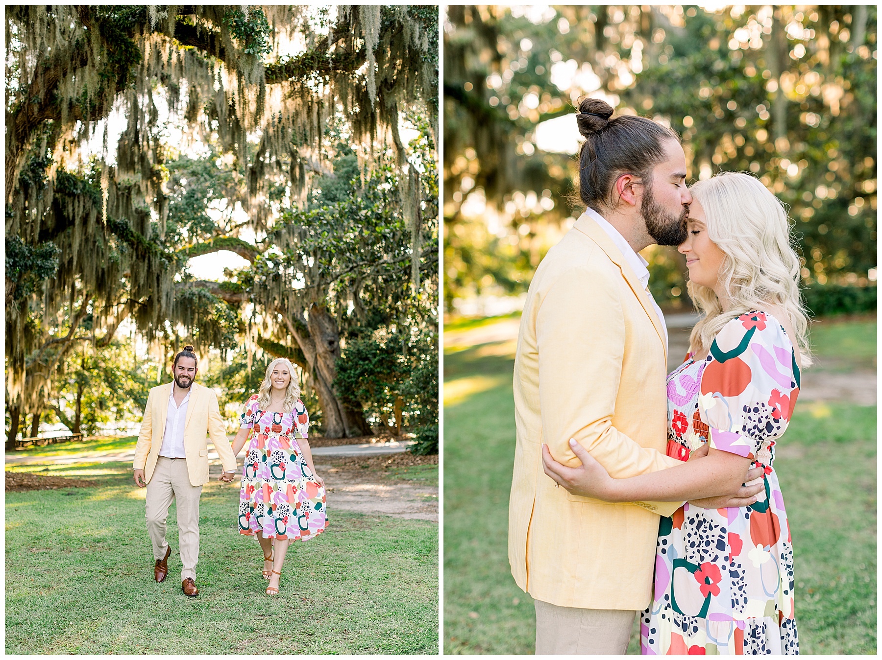 Airlie Gardens Engagement Session - Wrightsville Beach - Tiffany L Johnson Photography
