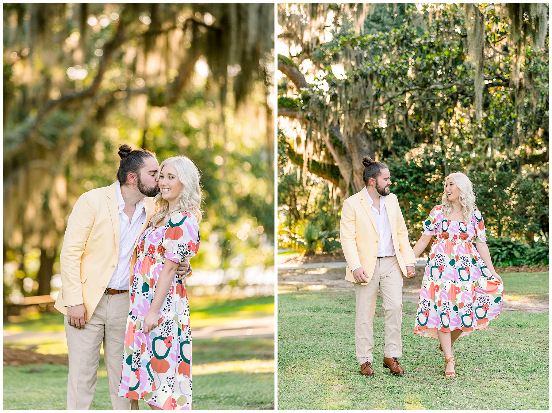 Airlie Gardens Engagement Session - Wrightsville Beach - Tiffany L Johnson Photography