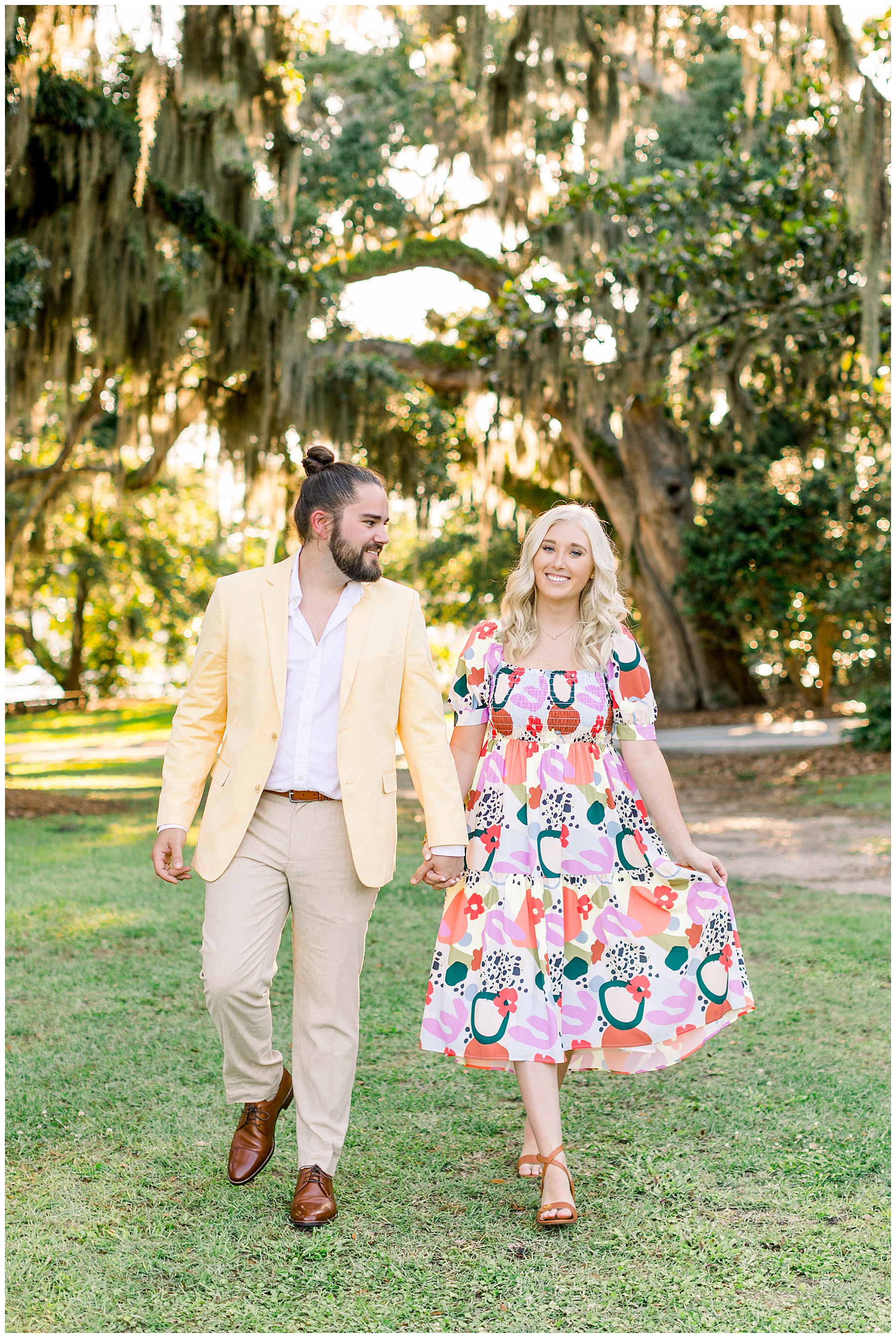 Airlie Gardens Engagement Session - Wrightsville Beach - Tiffany L Johnson Photography