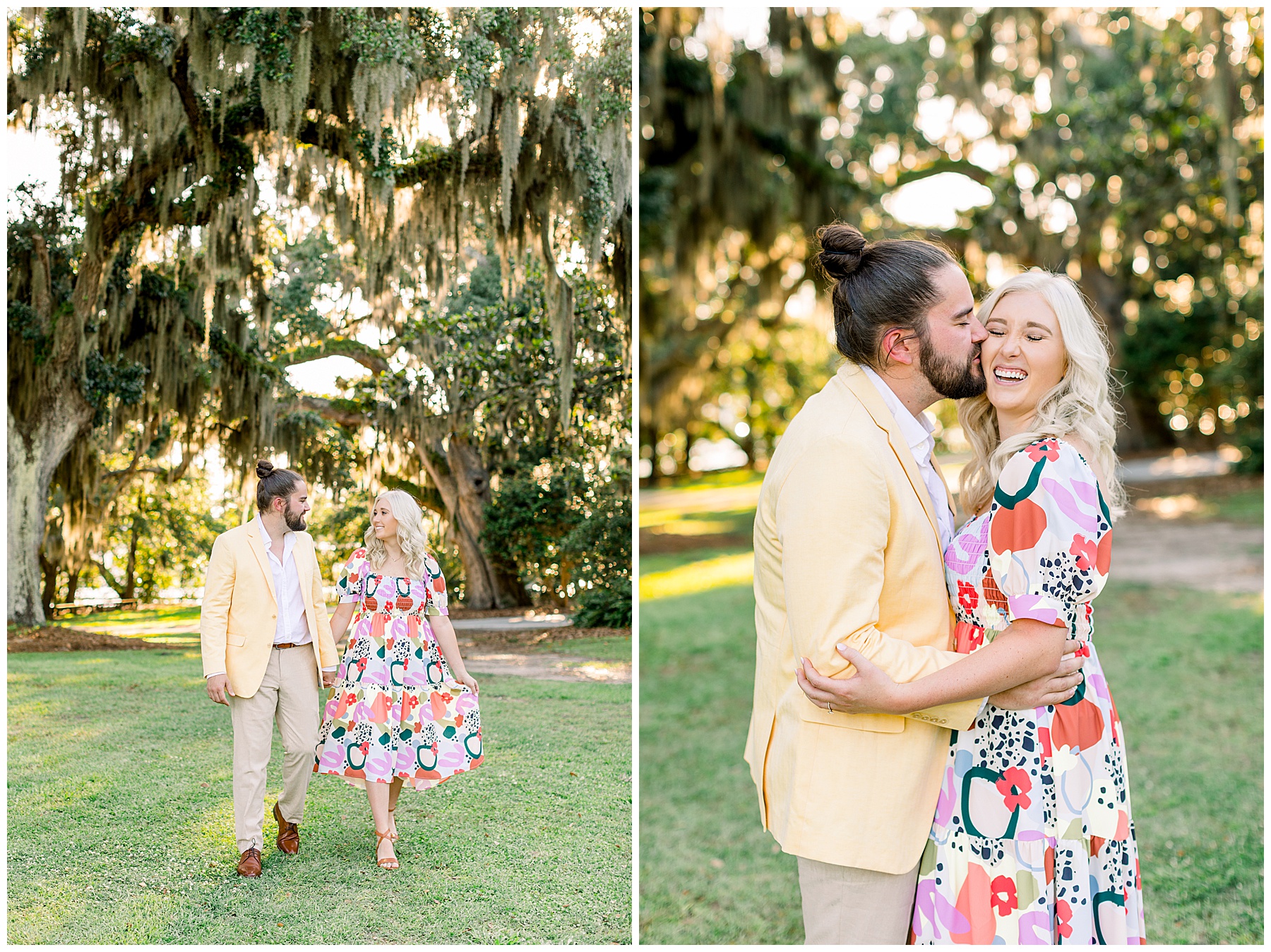 Airlie Gardens Engagement Session - Wrightsville Beach - Tiffany L Johnson Photography