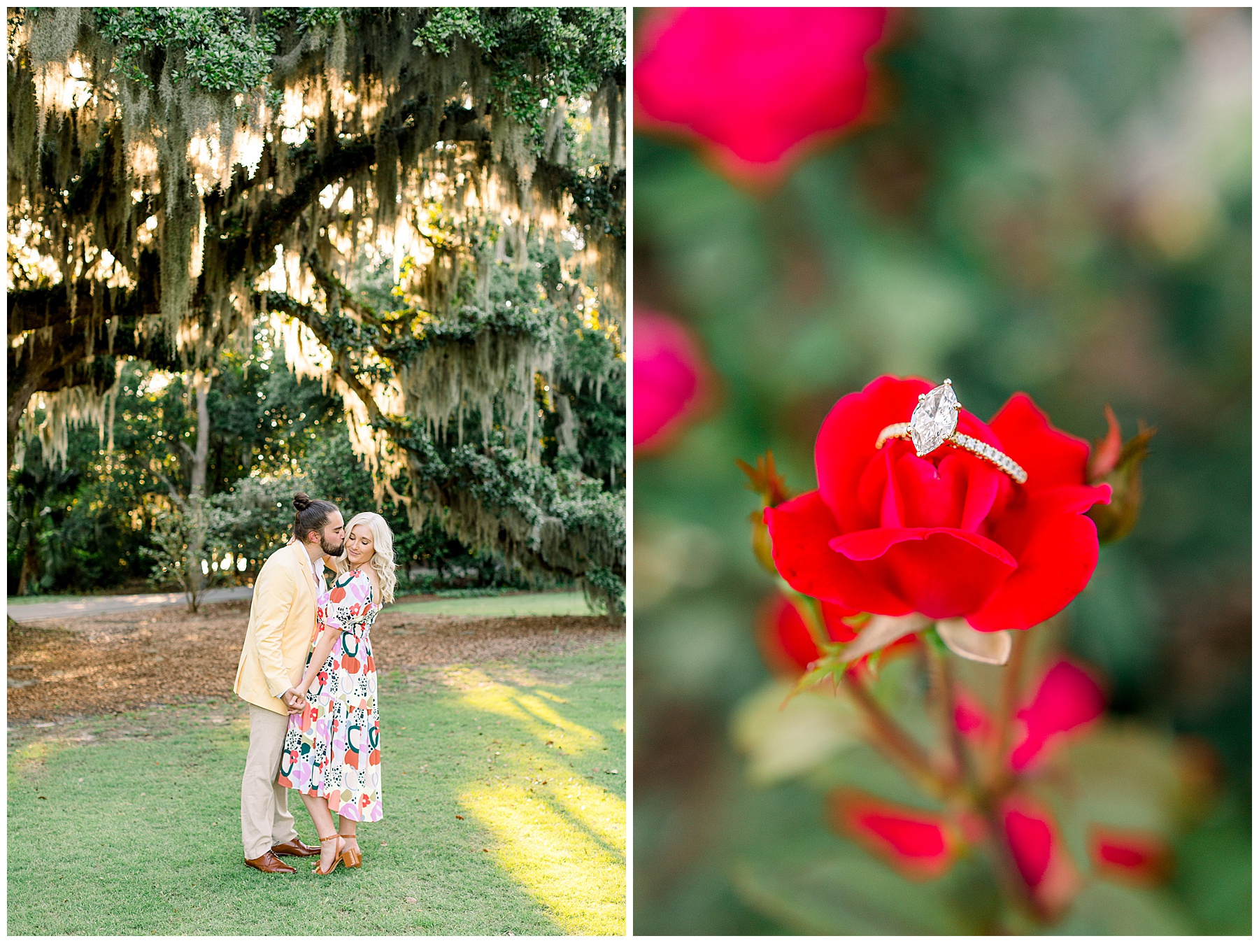 Airlie Gardens Engagement Session - Wrightsville Beach - Tiffany L Johnson Photography
