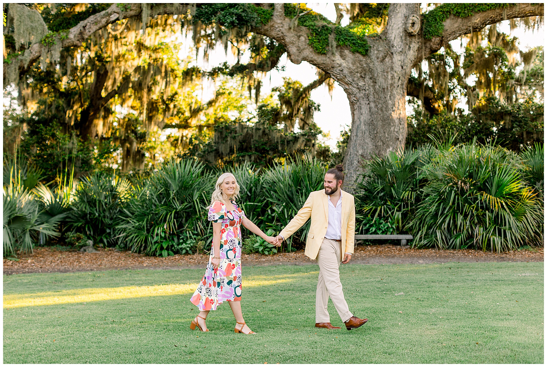 Airlie Gardens Engagement Session - Wrightsville Beach - Tiffany L Johnson Photography