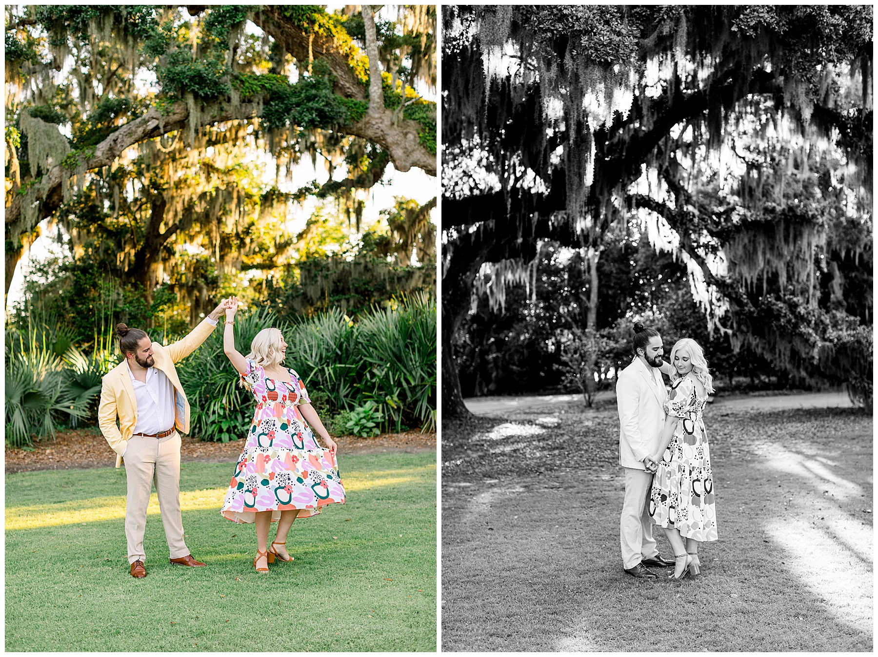 Airlie Gardens Engagement Session - Wrightsville Beach - Tiffany L Johnson Photography