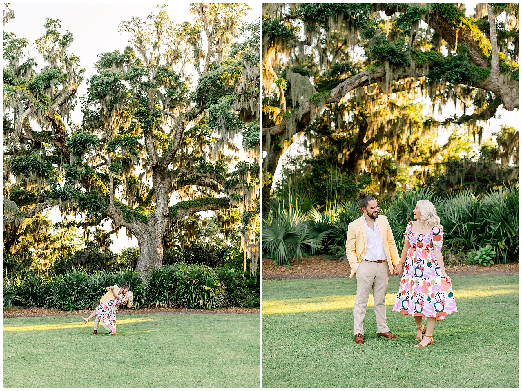 Airlie Gardens Engagement Session - Wrightsville Beach - Tiffany L Johnson Photography