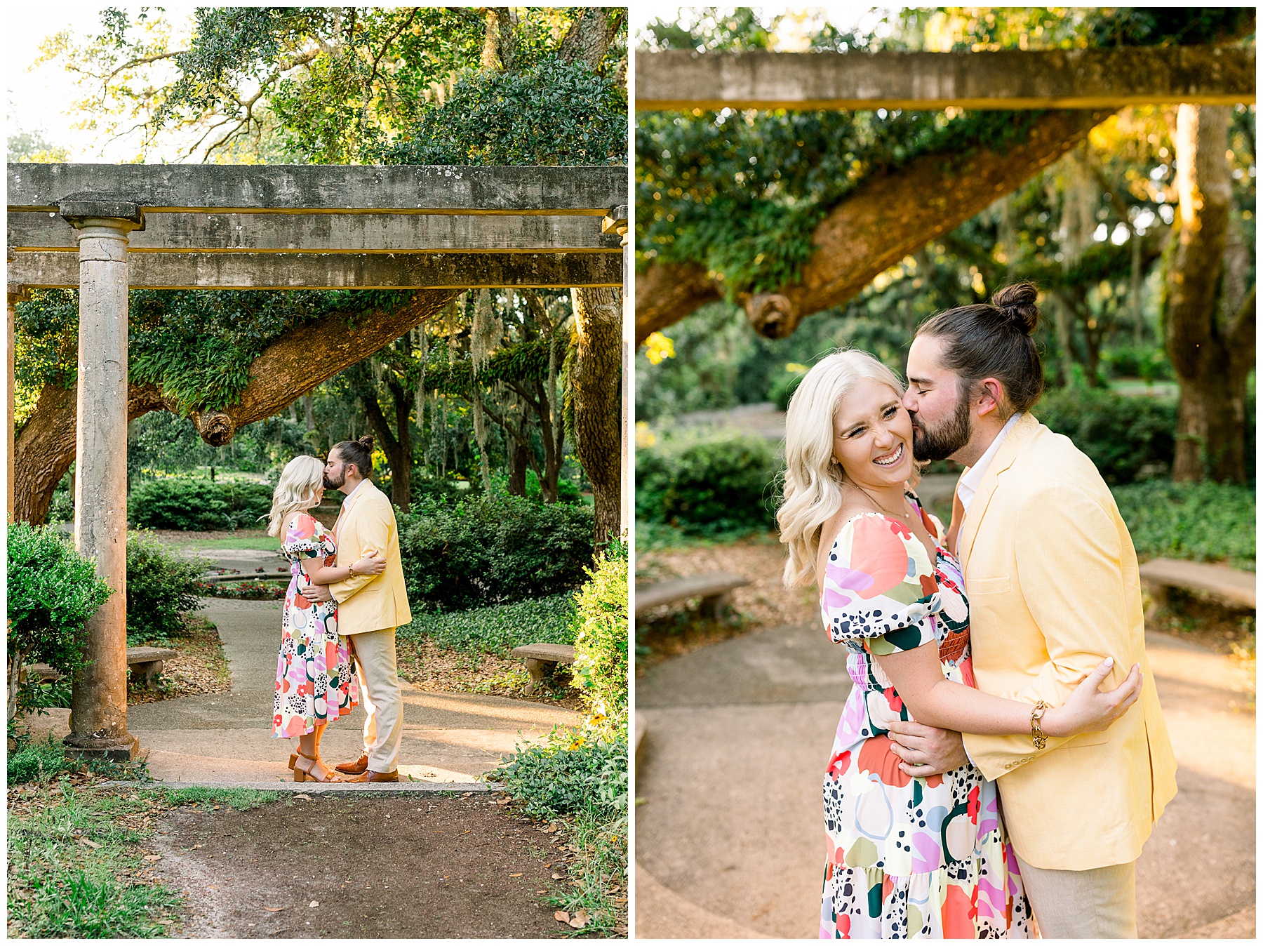 Airlie Gardens Engagement Session - Wrightsville Beach - Tiffany L Johnson Photography