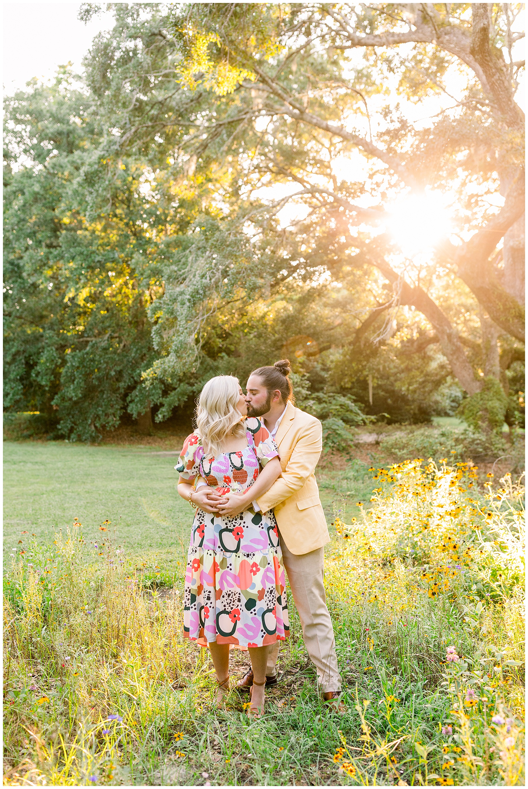 Airlie Gardens Engagement Session - Wrightsville Beach - Tiffany L Johnson Photography