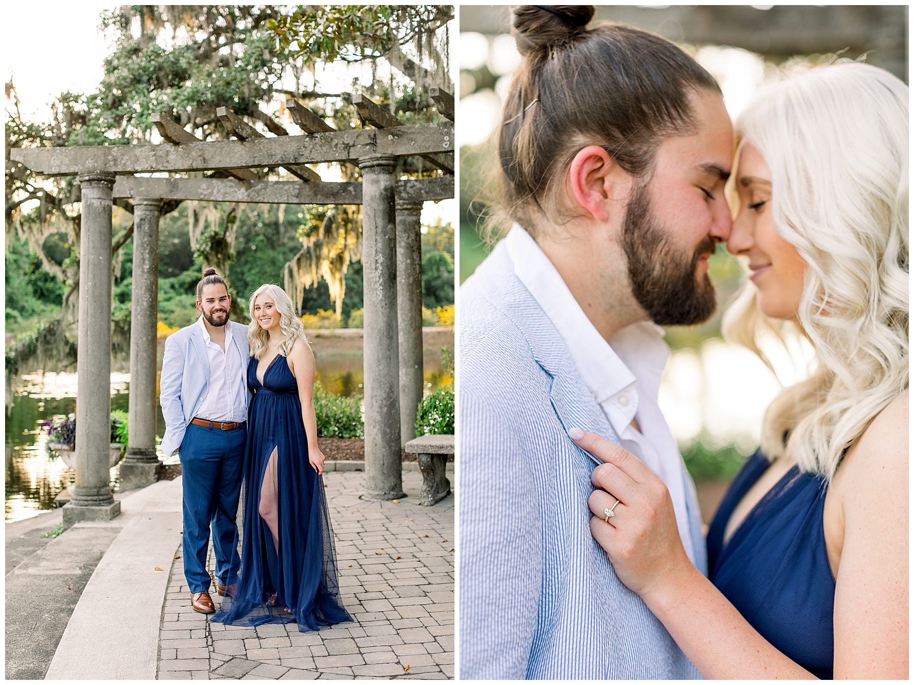 Airlie Gardens Engagement Session - Wrightsville Beach - Tiffany L Johnson Photography