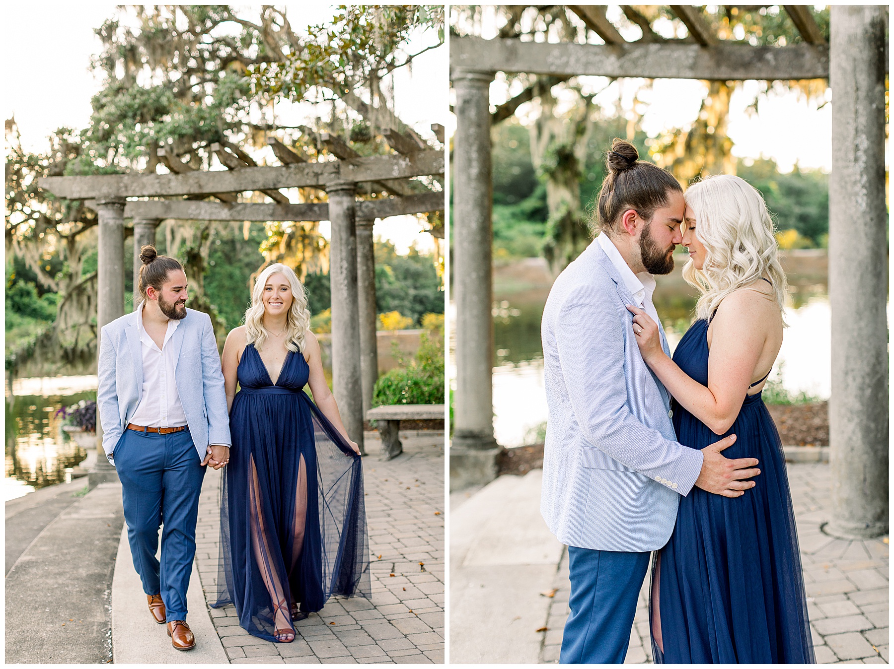 Airlie Gardens Engagement Session - Wrightsville Beach - Tiffany L Johnson Photography
