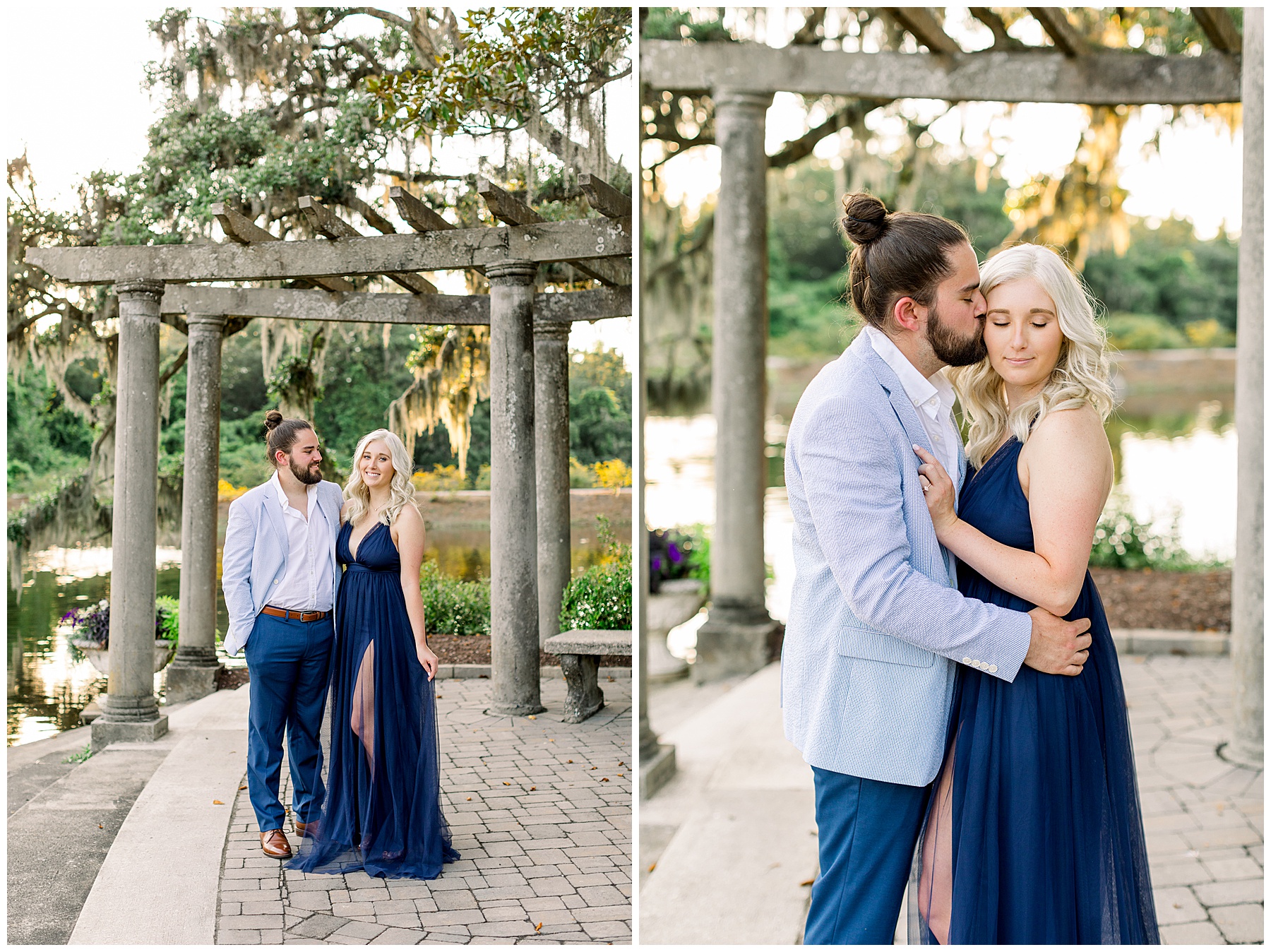 Airlie Gardens Engagement Session - Wrightsville Beach - Tiffany L Johnson Photography
