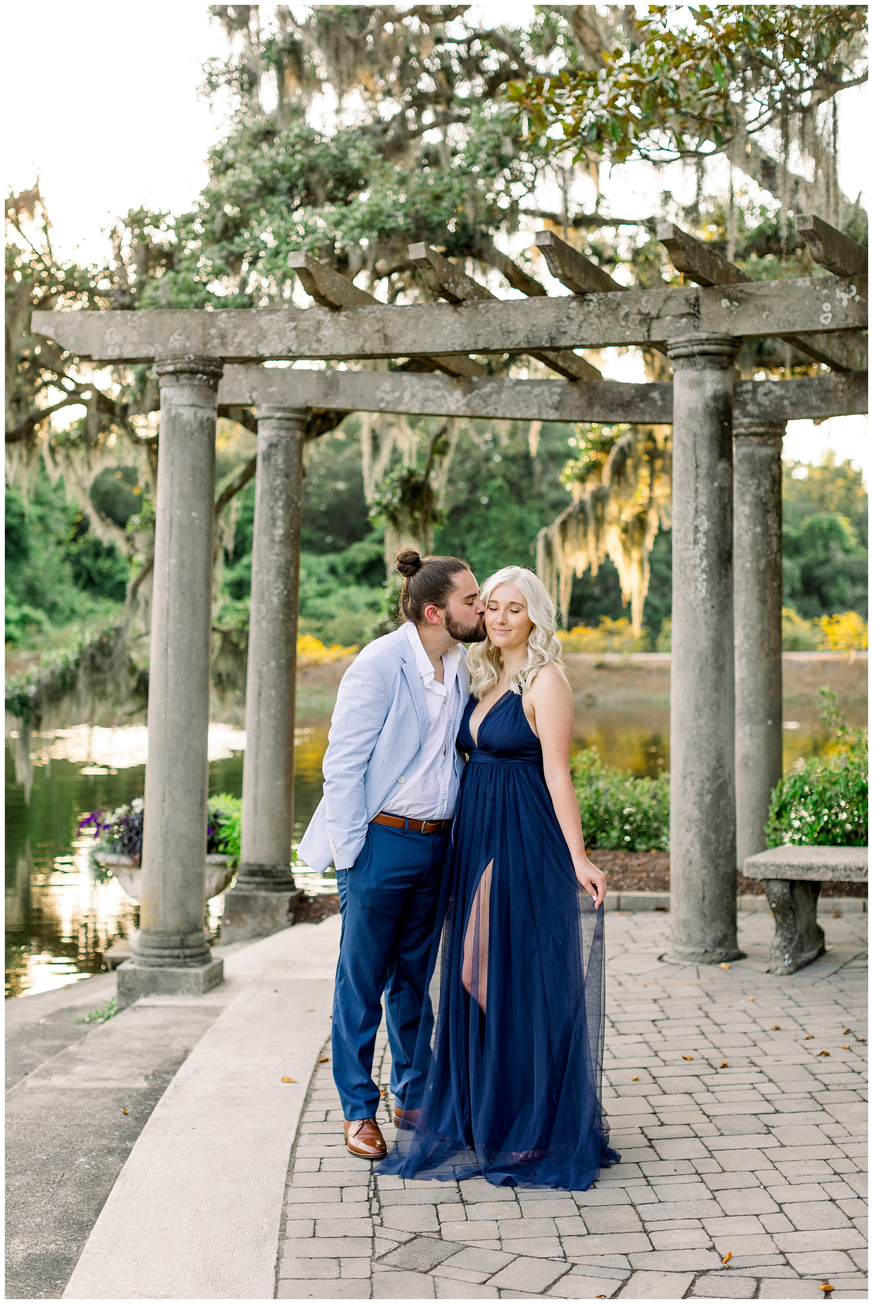 Airlie Gardens Engagement Session - Wrightsville Beach - Tiffany L Johnson Photography