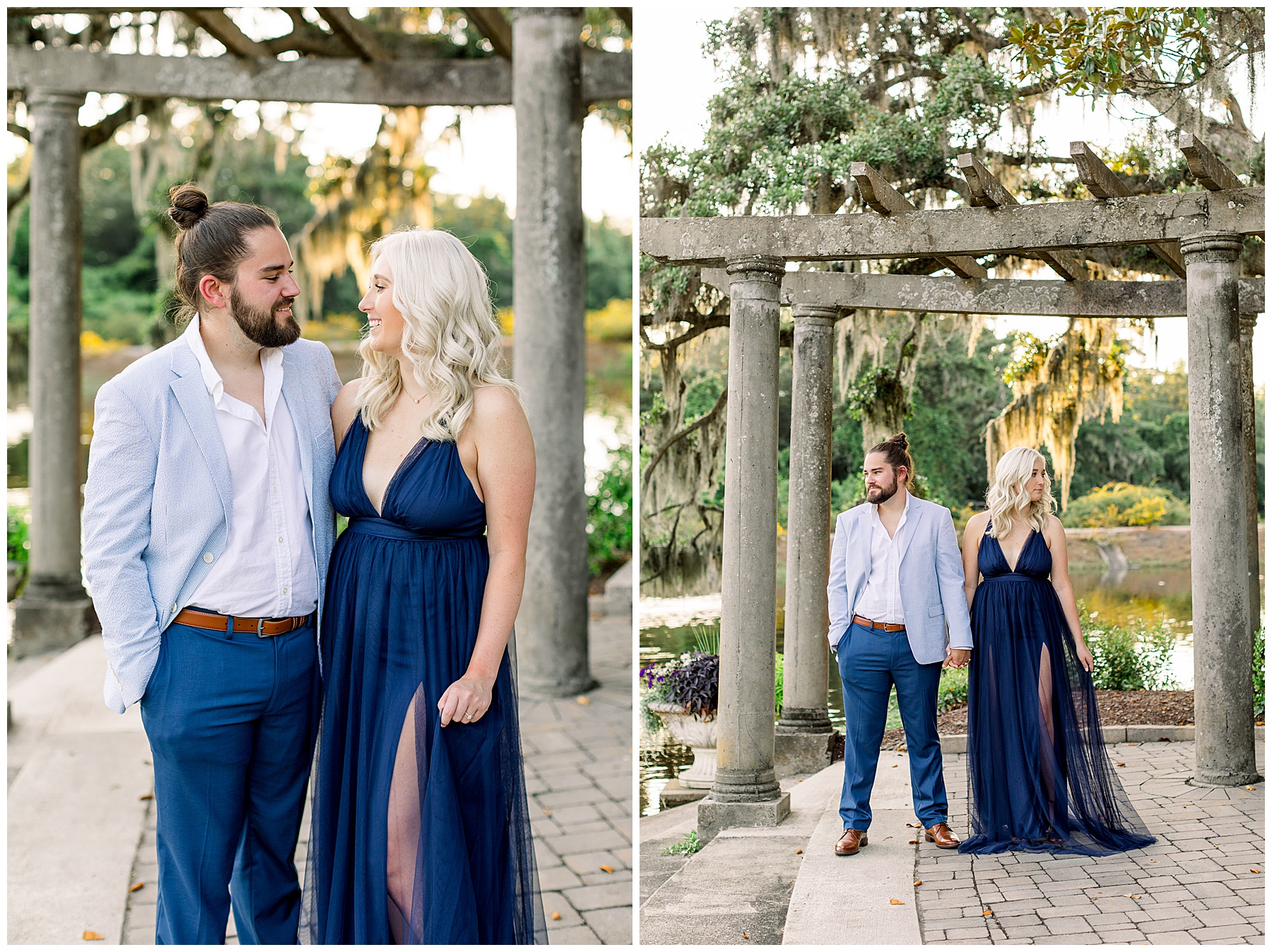 Airlie Gardens Engagement Session - Wrightsville Beach - Tiffany L Johnson Photography
