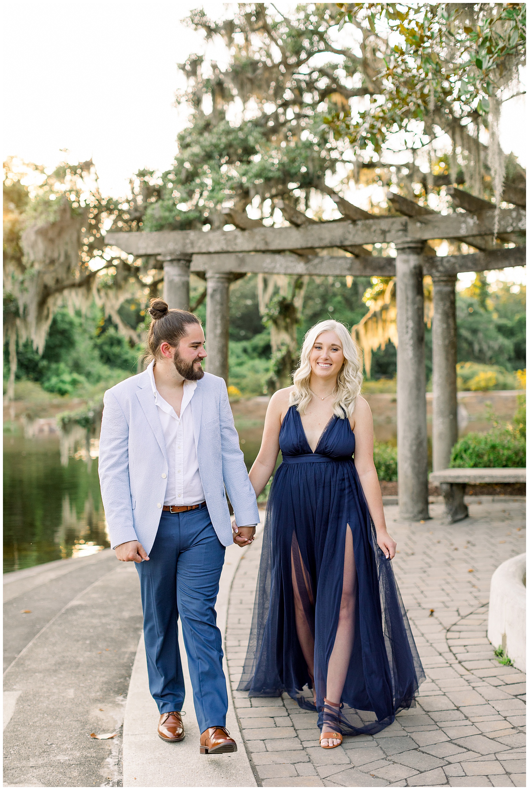 Airlie Gardens Engagement Session - Wrightsville Beach - Tiffany L Johnson Photography