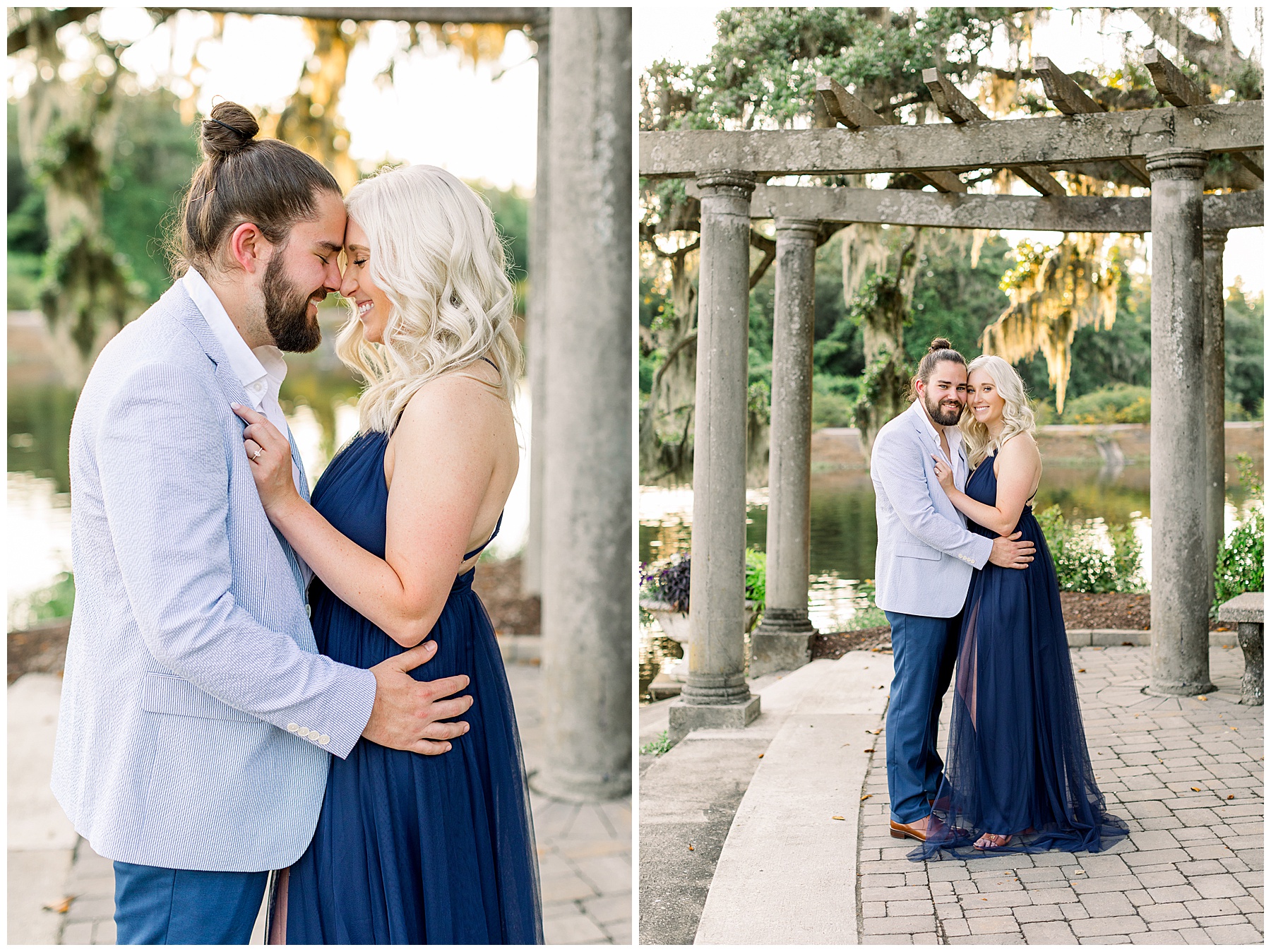 Airlie Gardens Engagement Session - Wrightsville Beach - Tiffany L Johnson Photography