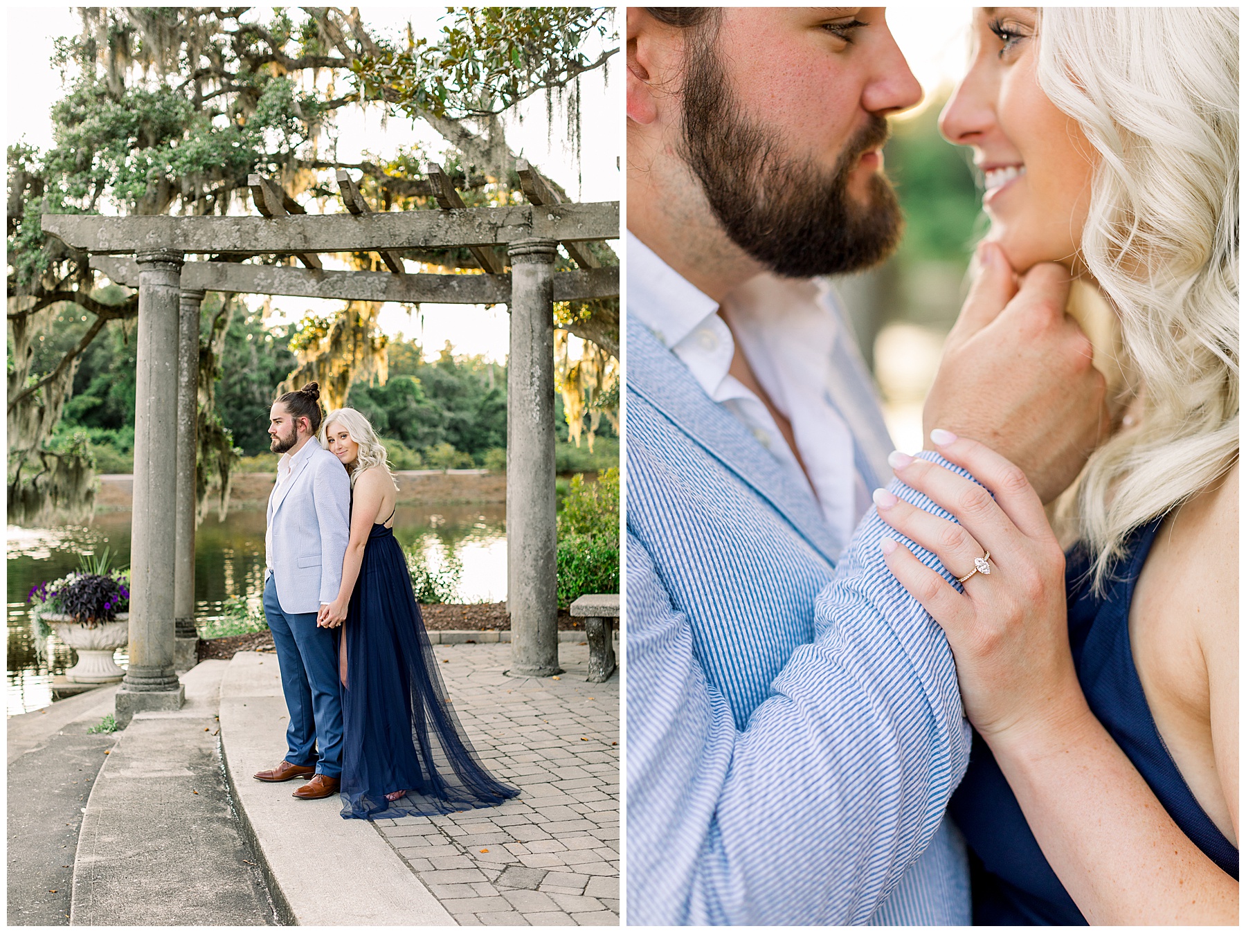 Airlie Gardens Engagement Session - Wrightsville Beach - Tiffany L Johnson Photography