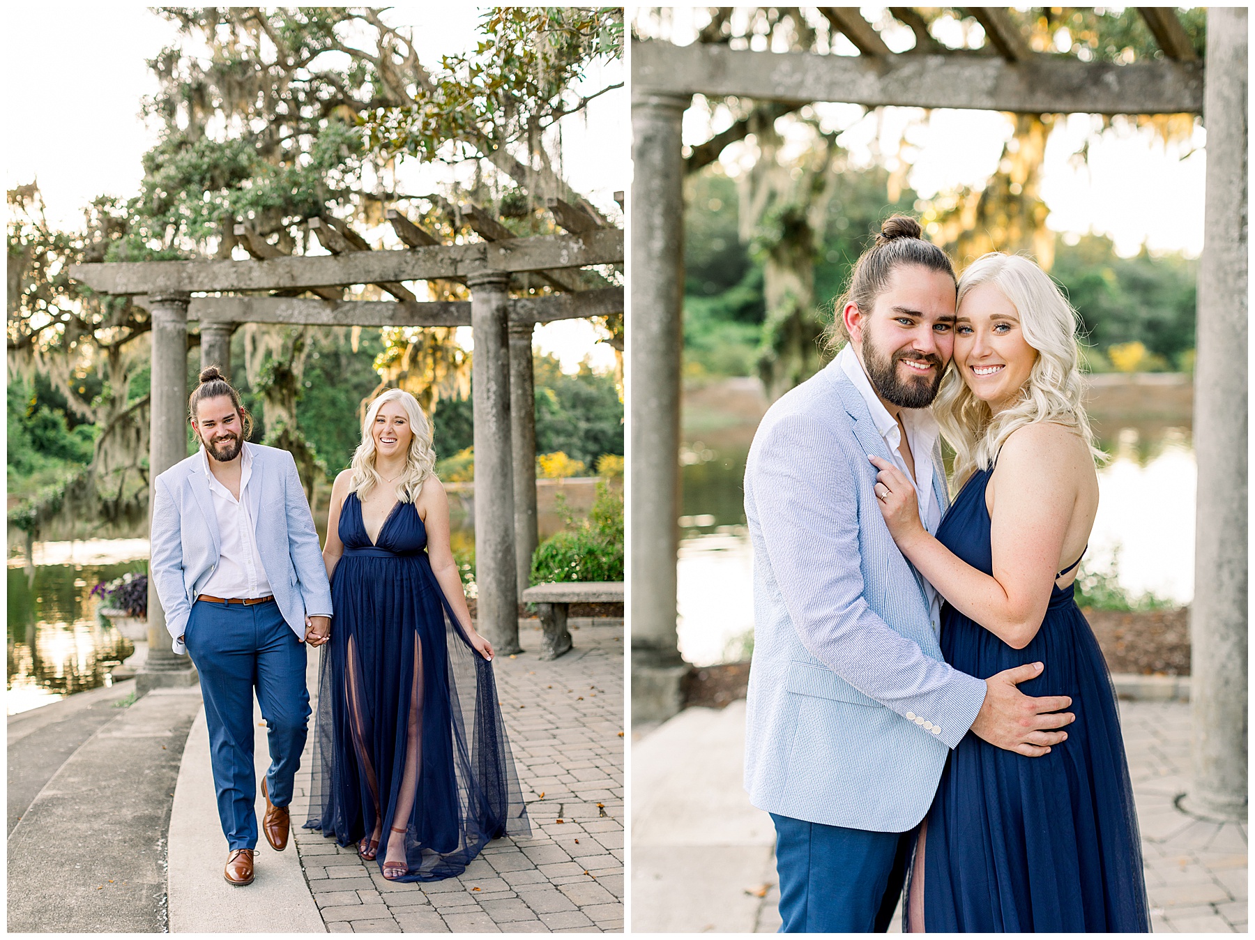 Airlie Gardens Engagement Session - Wrightsville Beach - Tiffany L Johnson Photography