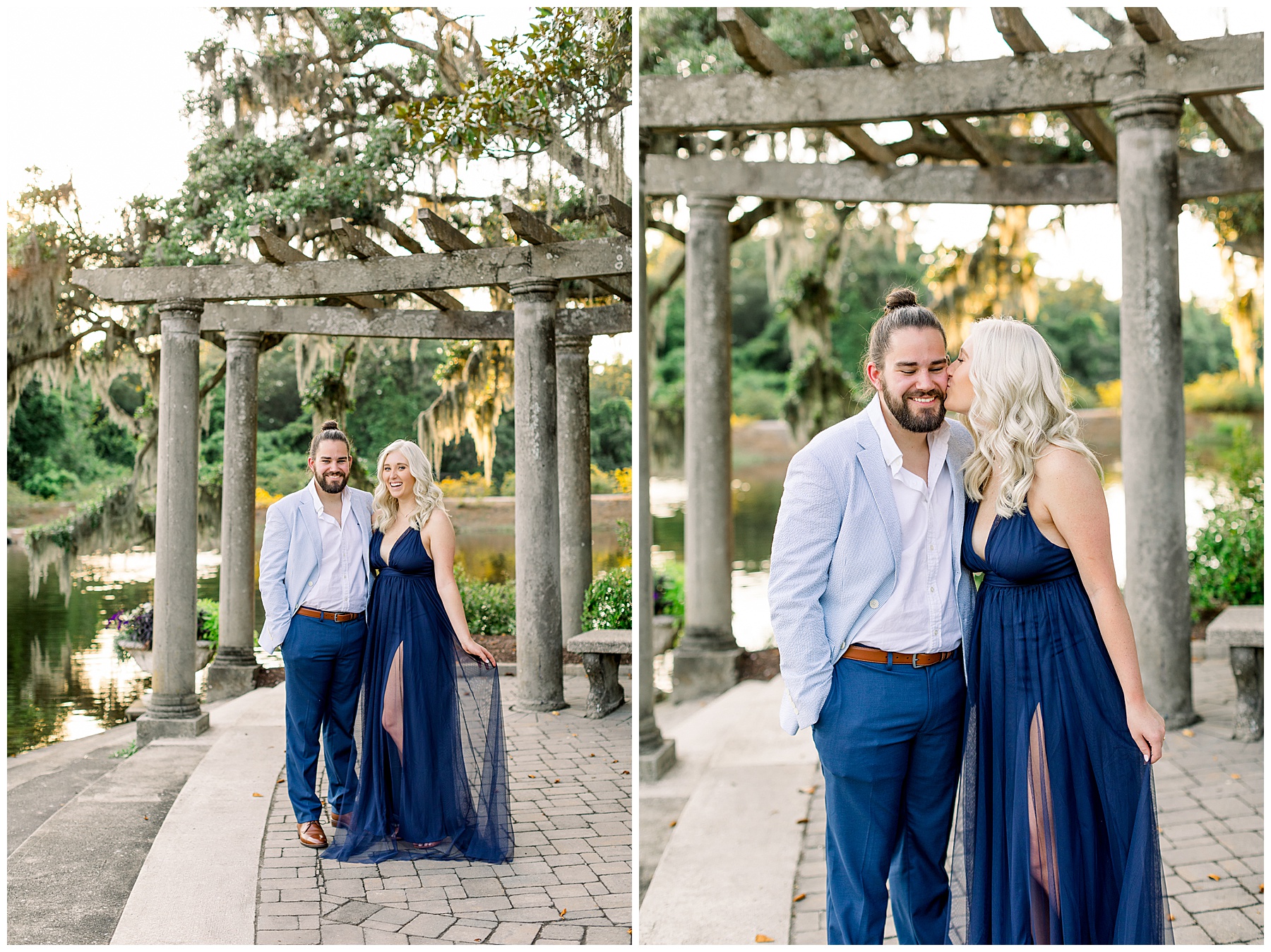 Airlie Gardens Engagement Session - Wrightsville Beach - Tiffany L Johnson Photography