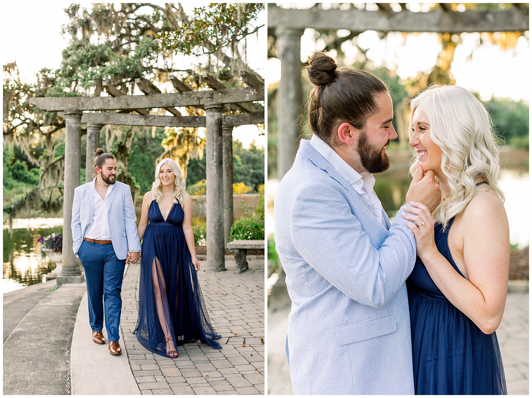 Airlie Gardens Engagement Session - Wrightsville Beach - Tiffany L Johnson Photography