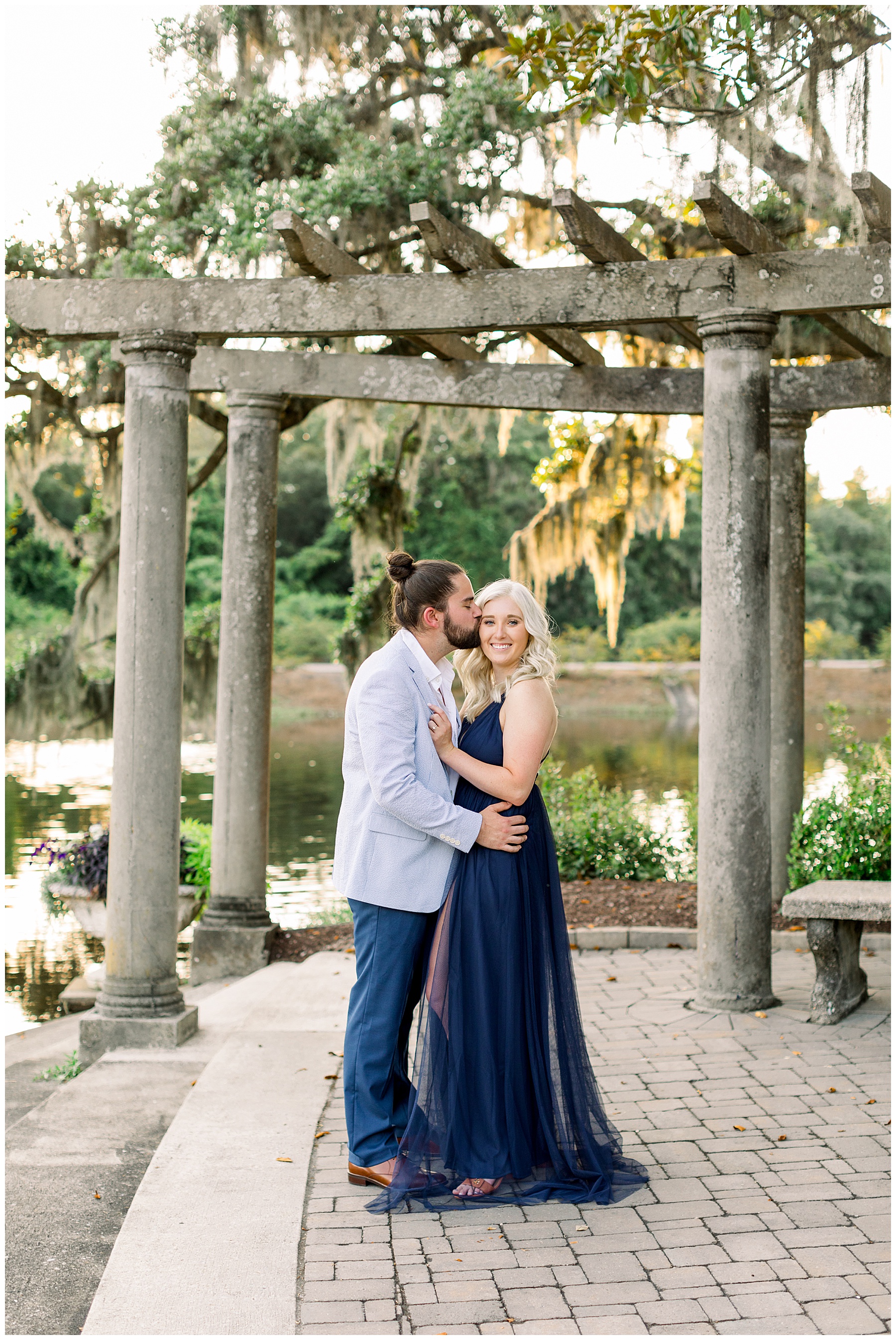 Airlie Gardens Engagement Session - Wrightsville Beach - Tiffany L Johnson Photography