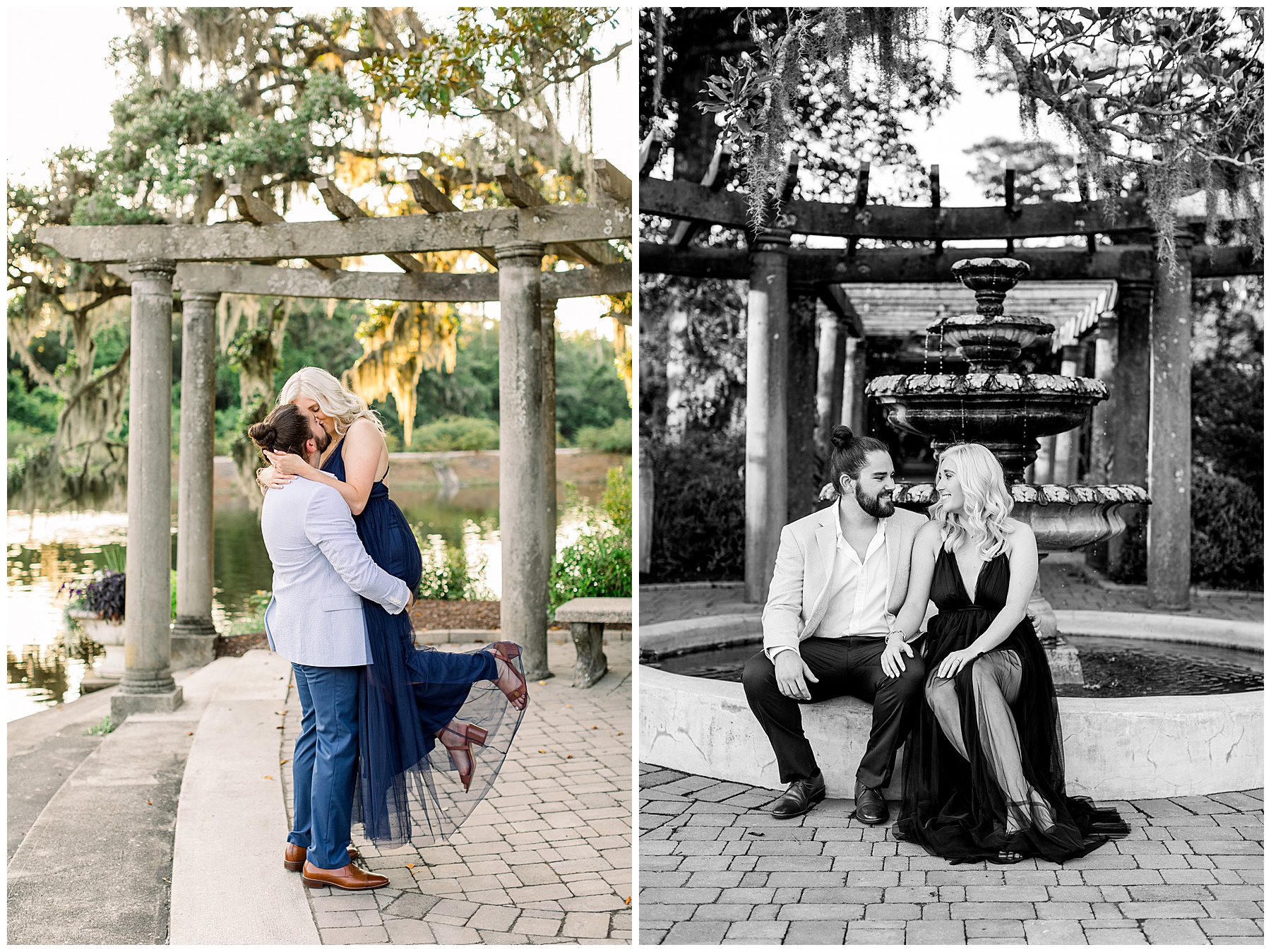 Airlie Gardens Engagement Session - Wrightsville Beach - Tiffany L Johnson Photography