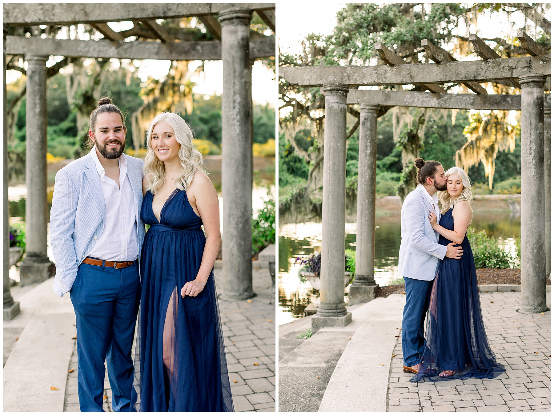 Airlie Gardens Engagement Session - Wrightsville Beach - Tiffany L Johnson Photography
