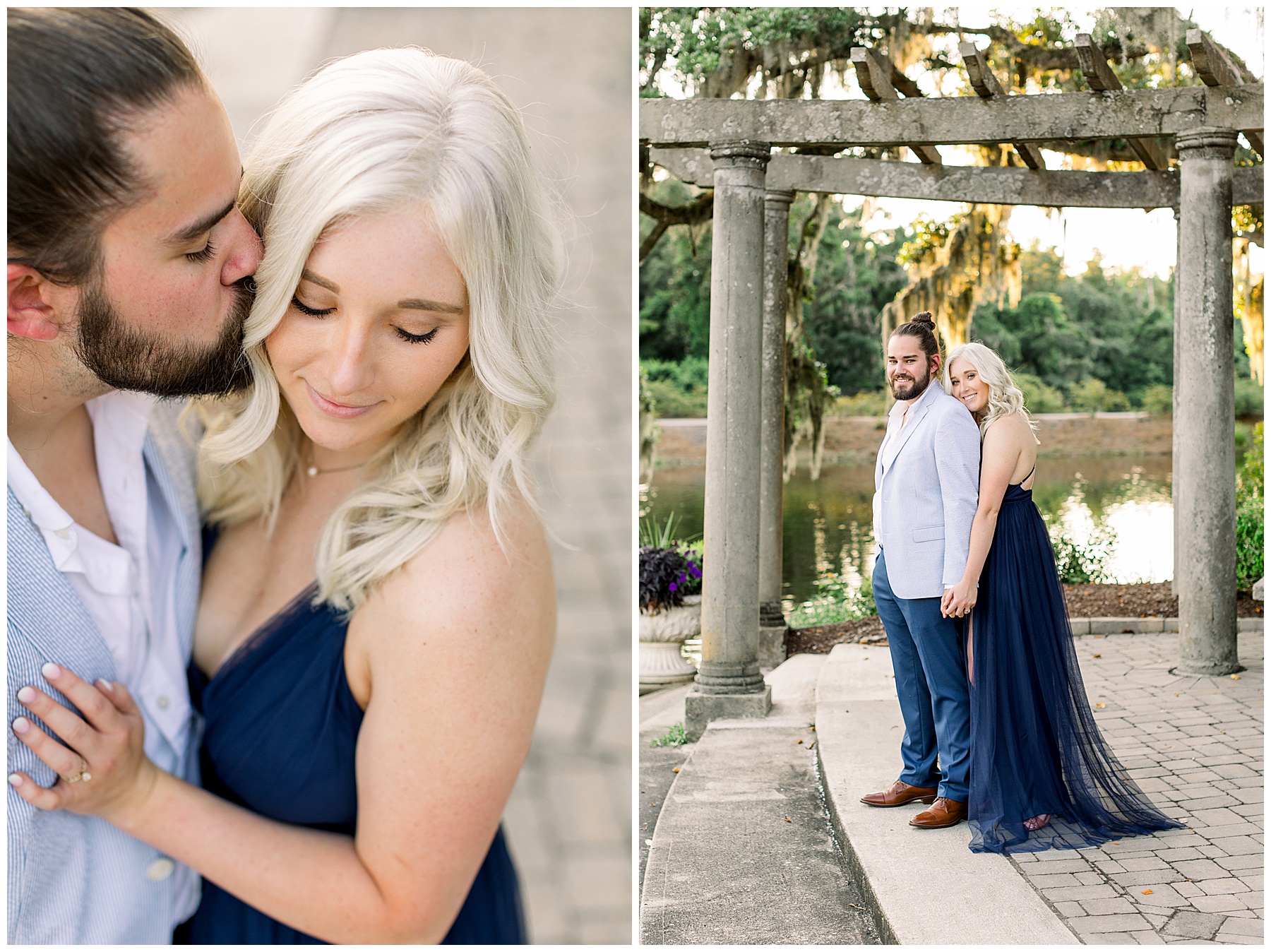 Airlie Gardens Engagement Session - Wrightsville Beach - Tiffany L Johnson Photography