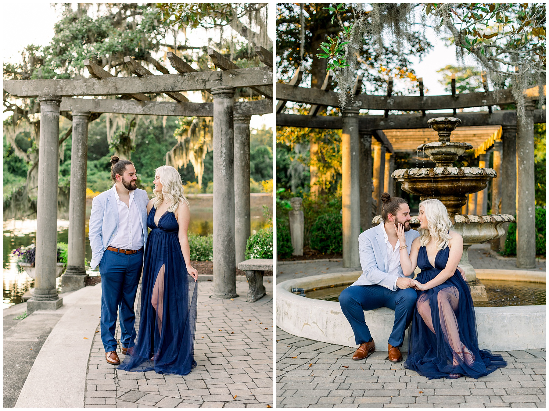 Airlie Gardens Engagement Session - Wrightsville Beach - Tiffany L Johnson Photography
