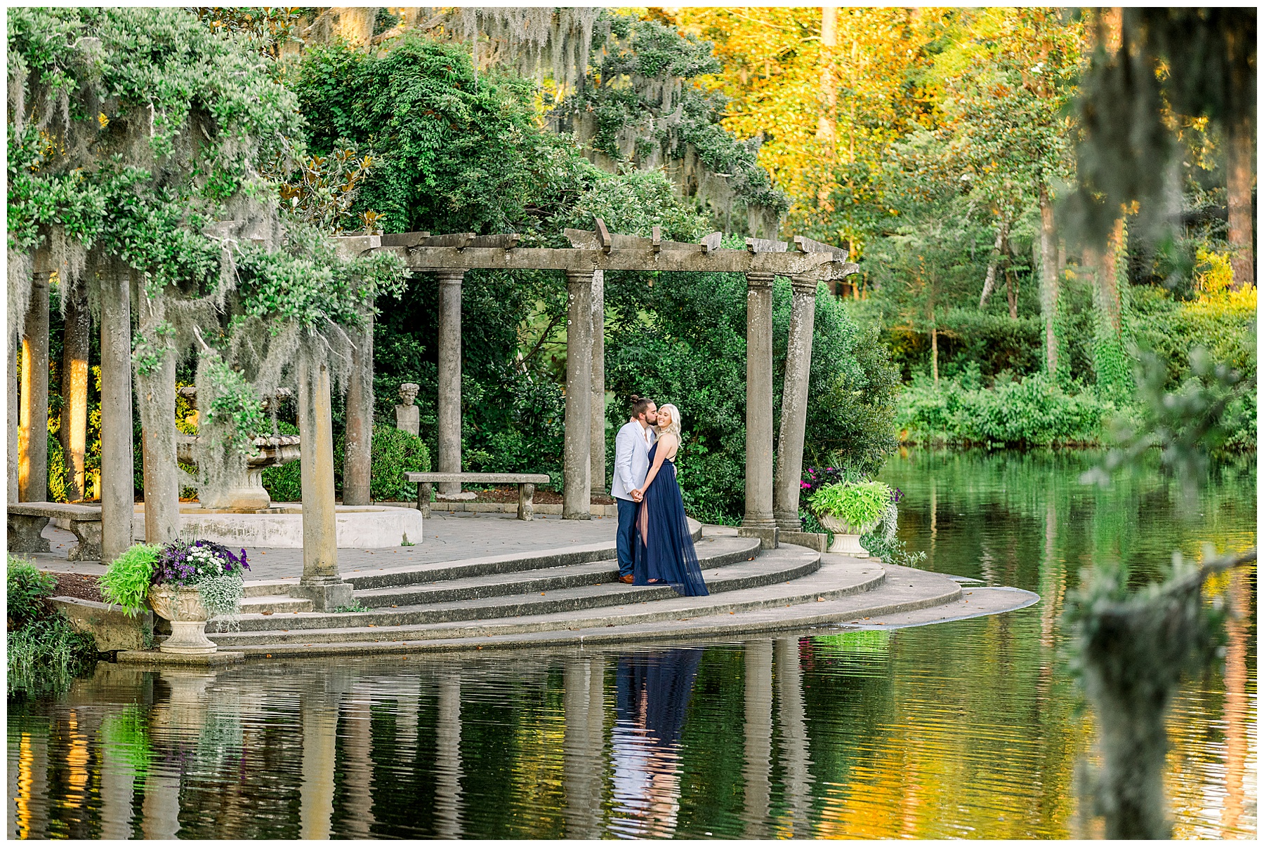 Airlie Gardens Engagement Session - Wrightsville Beach - Tiffany L Johnson Photography