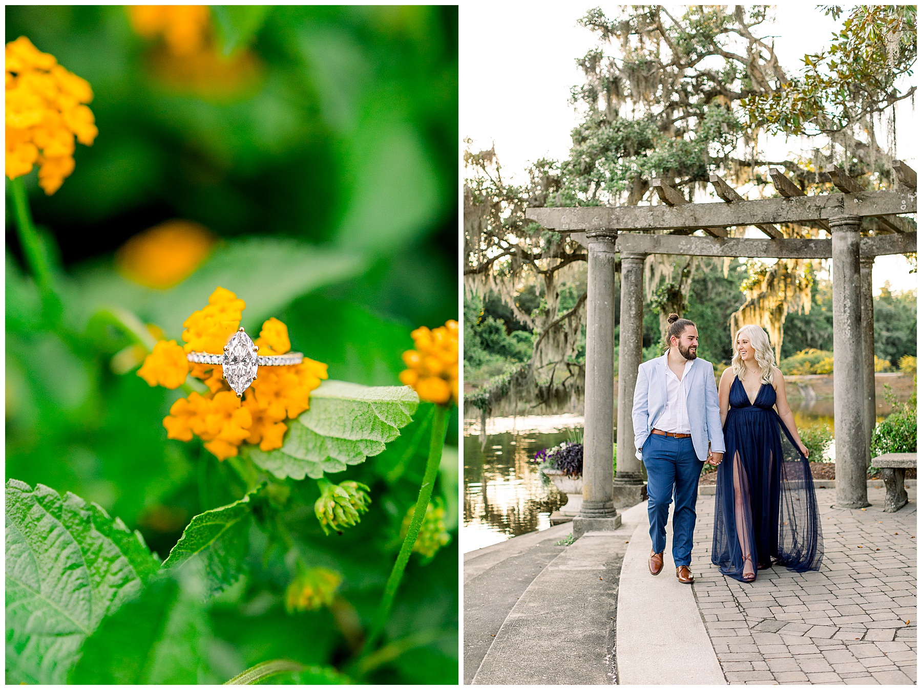 Airlie Gardens Engagement Session - Wrightsville Beach - Tiffany L Johnson Photography