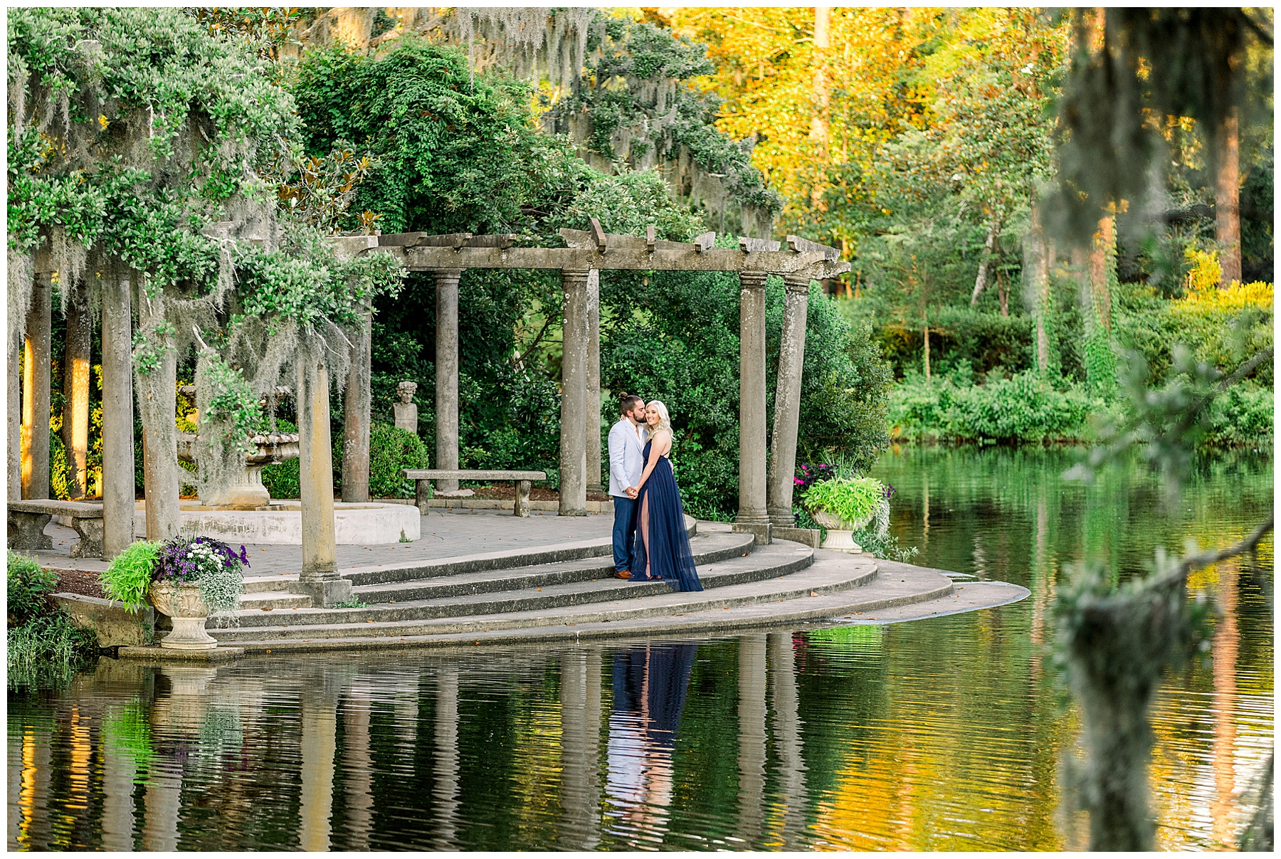 Airlie Gardens Engagement Session - Wrightsville Beach - Tiffany L Johnson Photography
