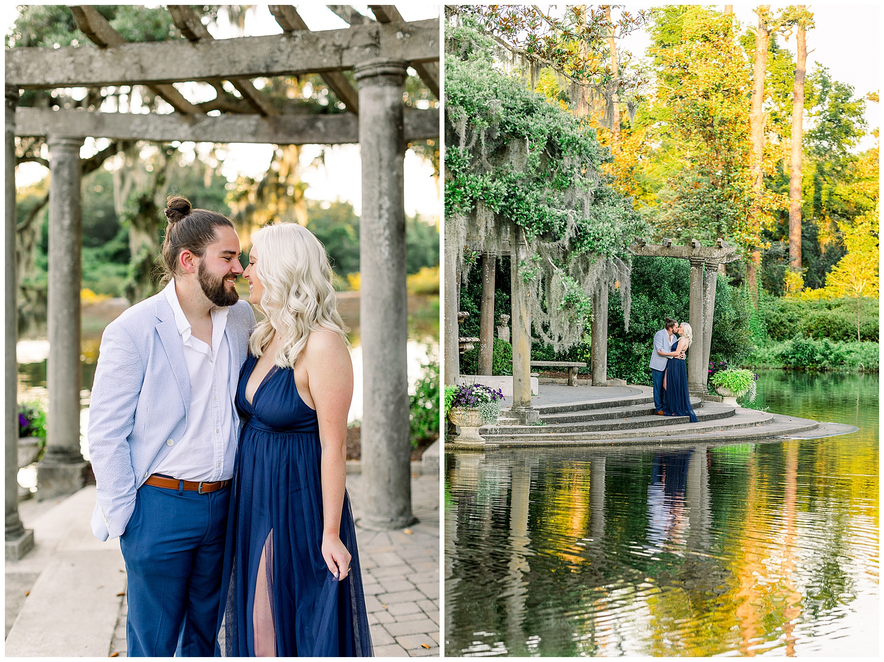 Airlie Gardens Engagement Session - Wrightsville Beach - Tiffany L Johnson Photography