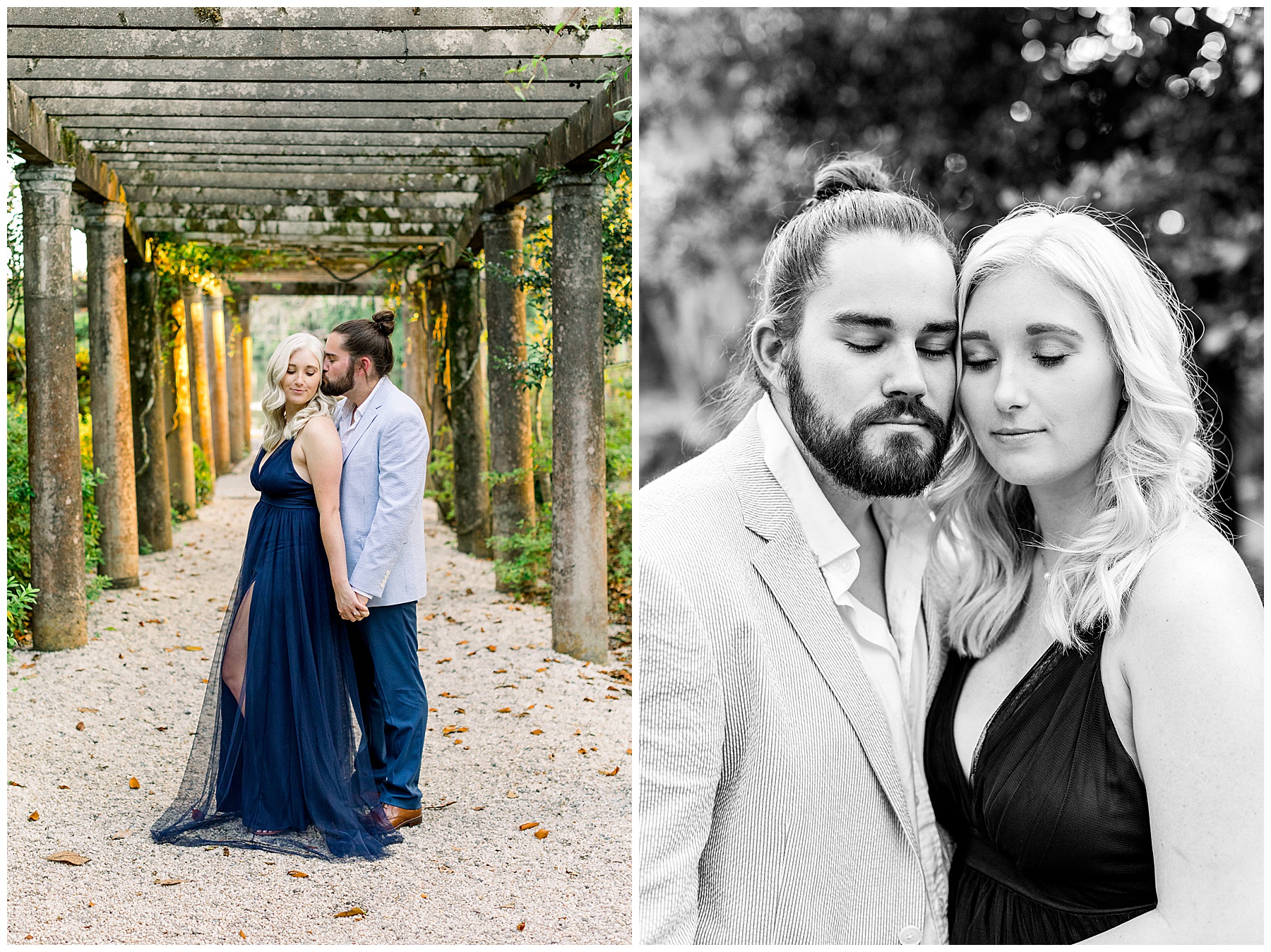 Airlie Gardens Engagement Session - Wrightsville Beach - Tiffany L Johnson Photography