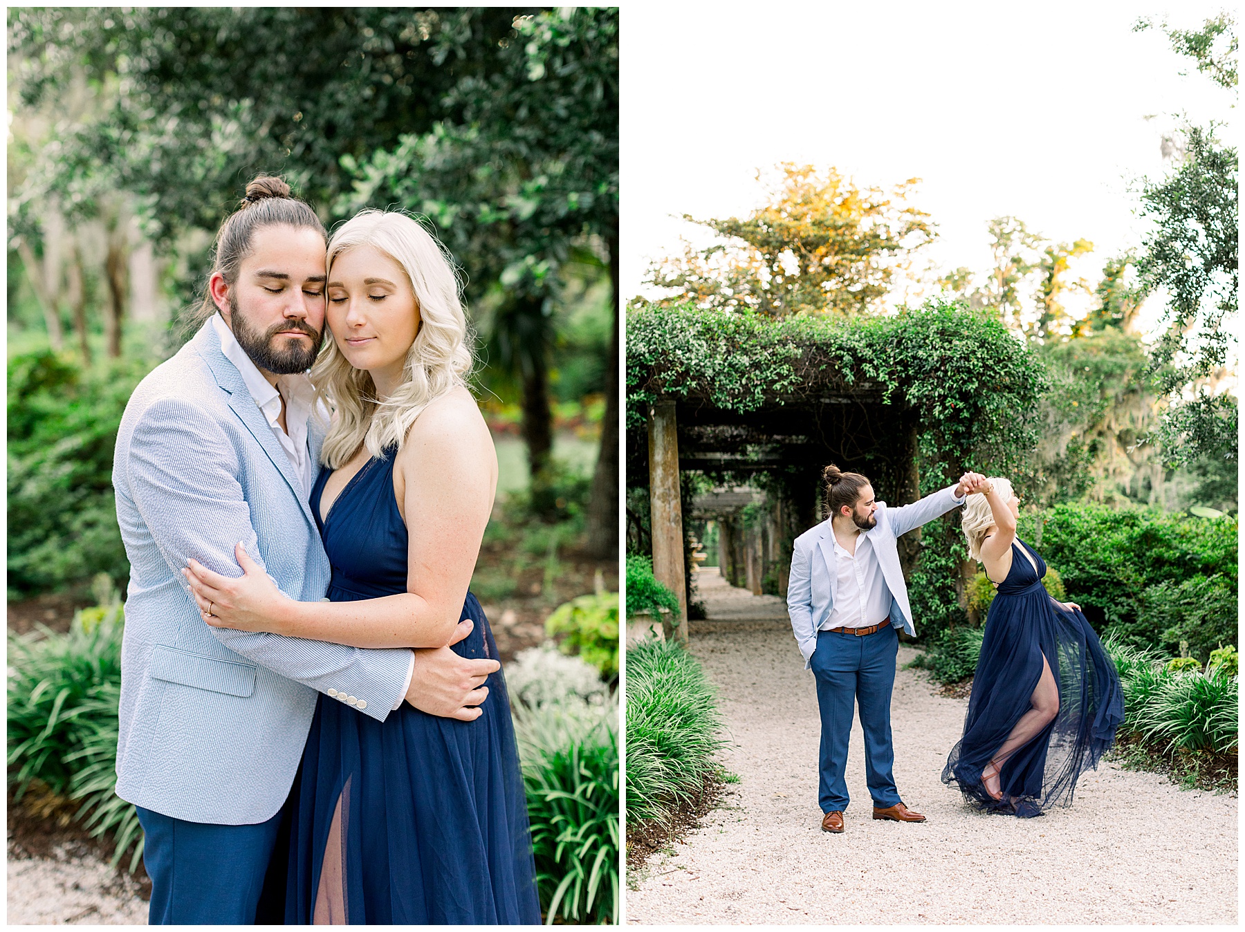 Airlie Gardens Engagement Session - Wrightsville Beach - Tiffany L Johnson Photography