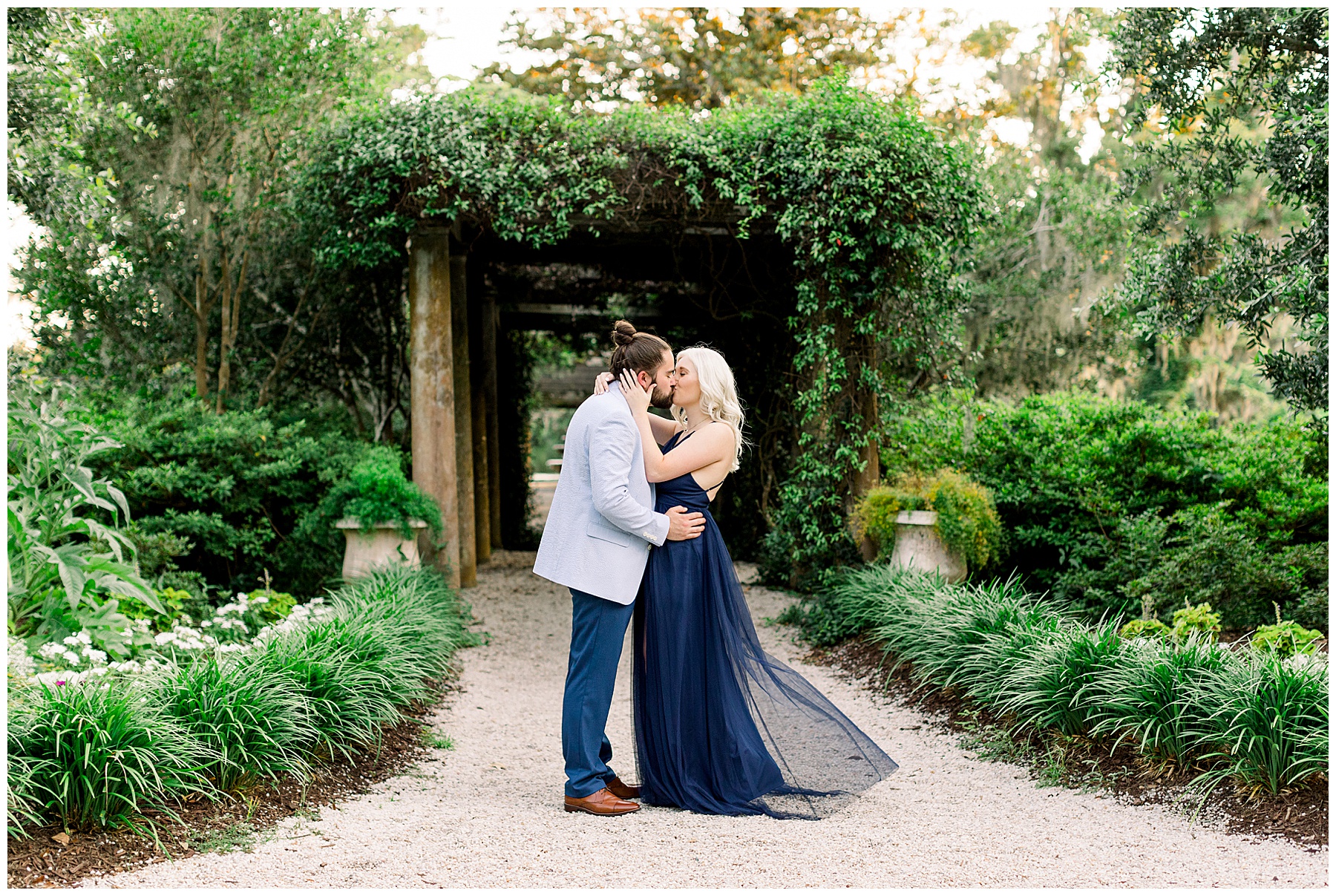 Airlie Gardens Engagement Session - Wrightsville Beach - Tiffany L Johnson Photography